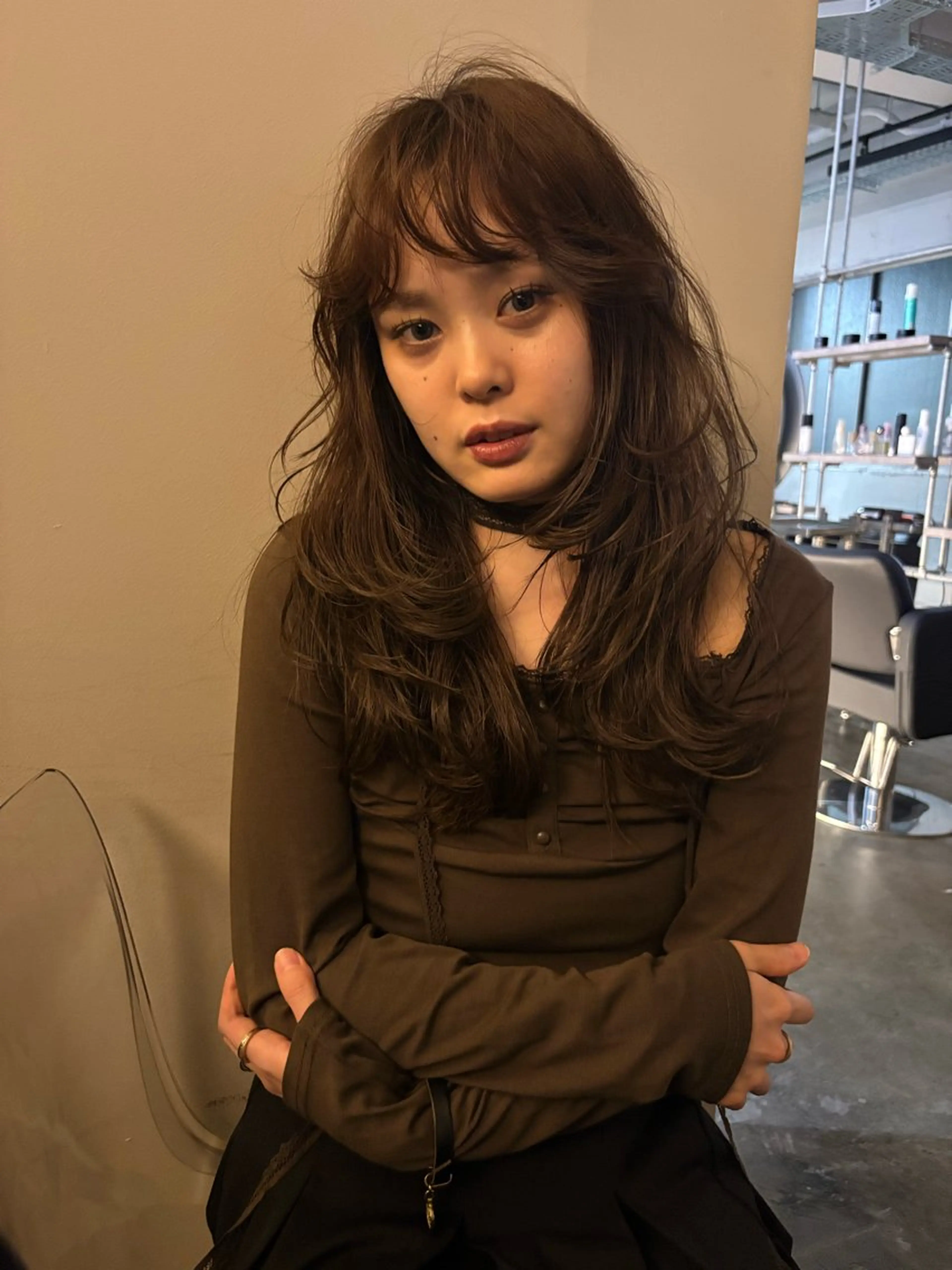 カラー ロングレイヤー ¥0🎀MEIのヘアスタイル