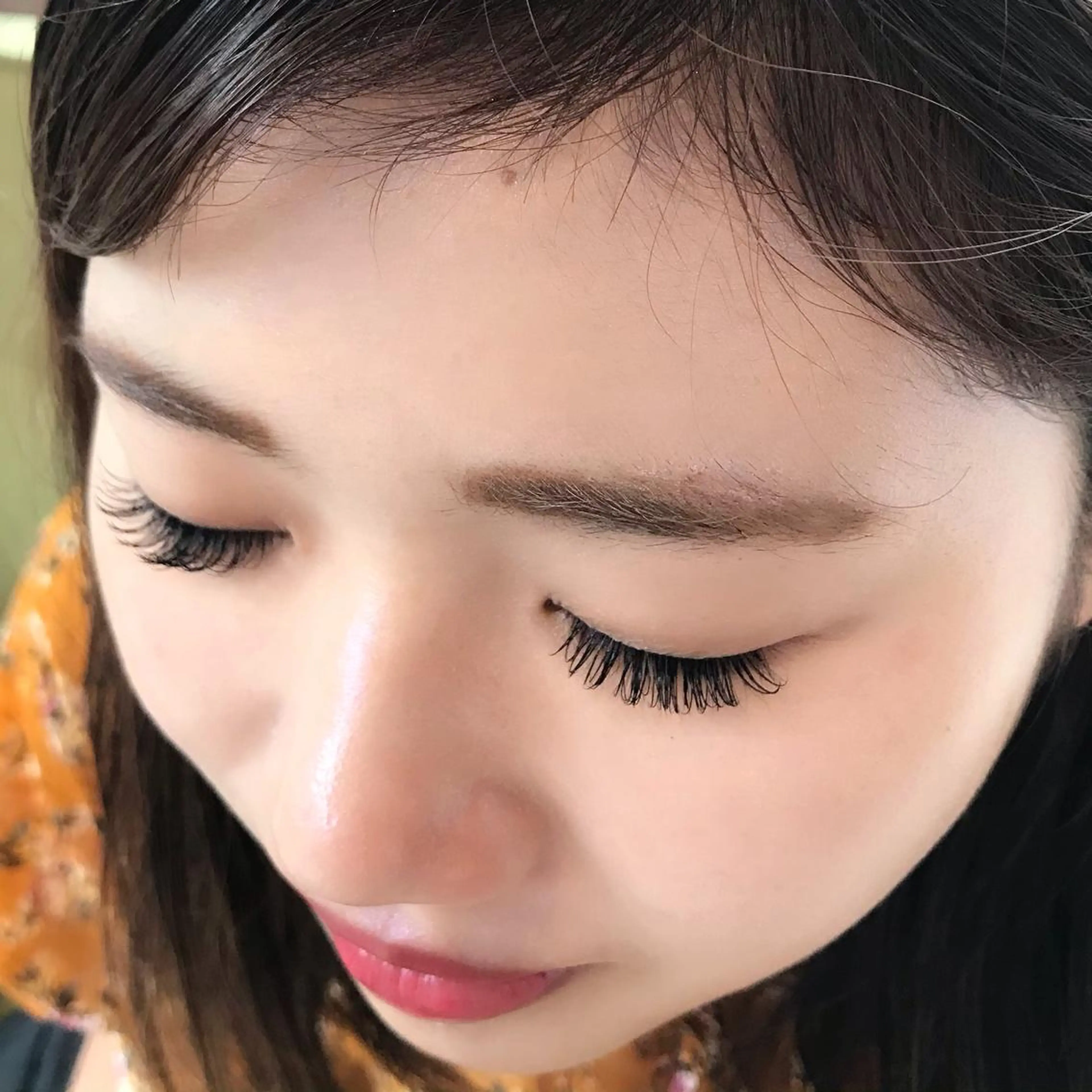 マツエク・マツパ CCカール Cカール ナチュラル 一重×まつ毛パーマ マツエク francesca eyelash所属・中島 顕子のマツエク・マツパデザイン