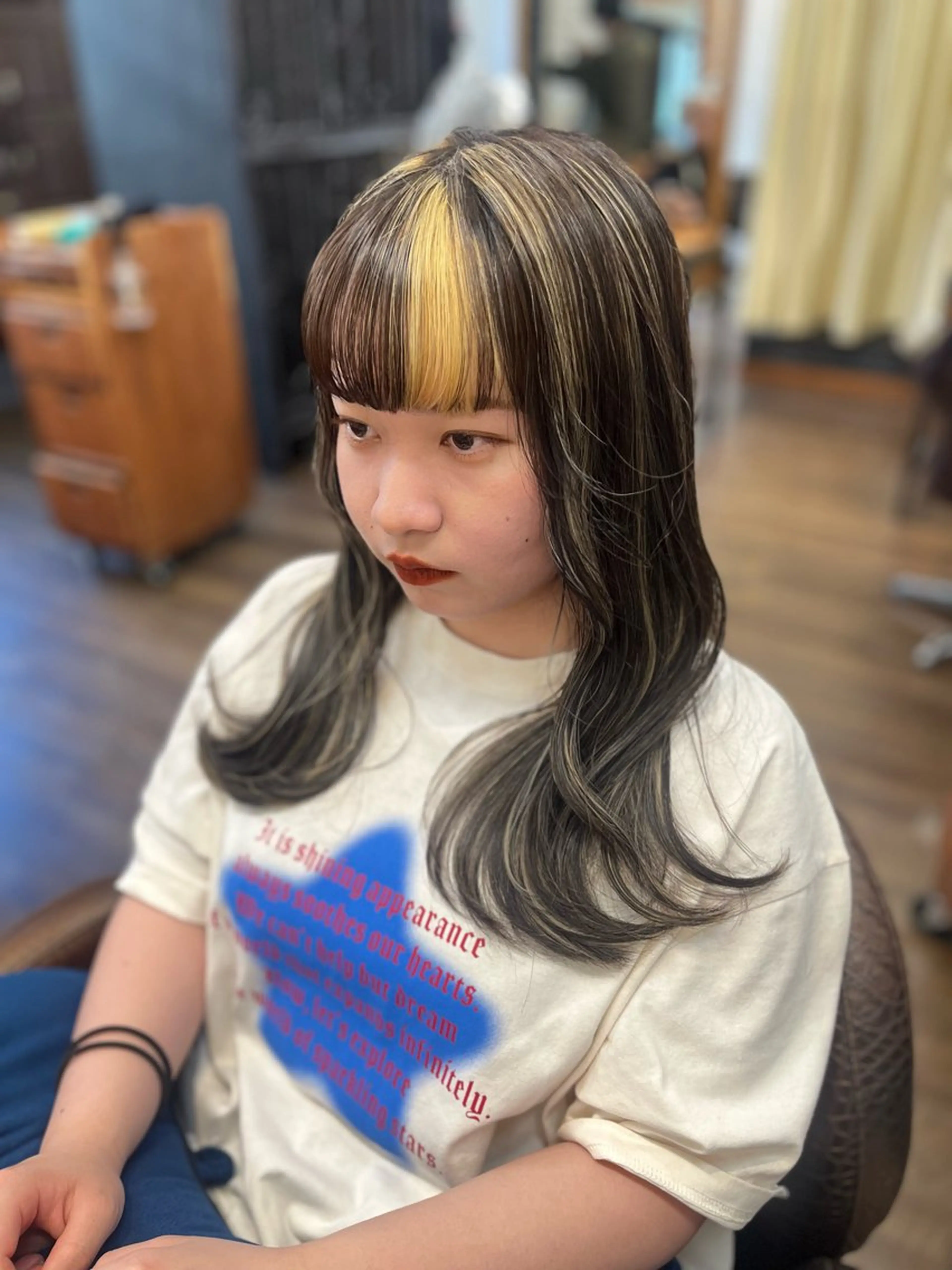 ロング カラー カット ヘアカラー 💠西山果琳💠 マツパモデル募集のヘアスタイル