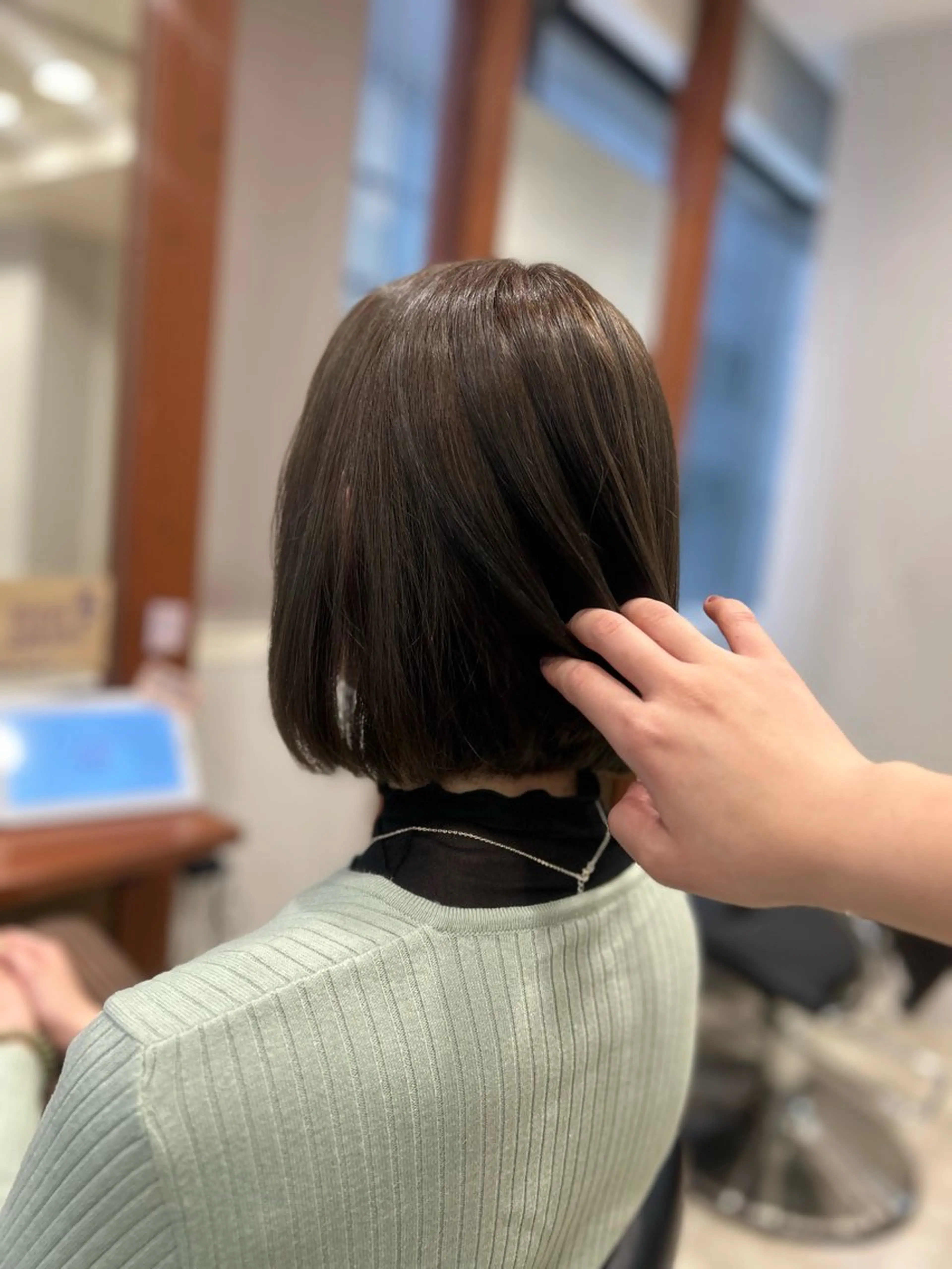 カラー アッシュ アッシュグレー アッシュグレージュ 透明感カラー グレージュ ヘアカラー CIEL 難波店所属・🎀透明感/レイヤ ー/Kotona🎀のヘアスタイル