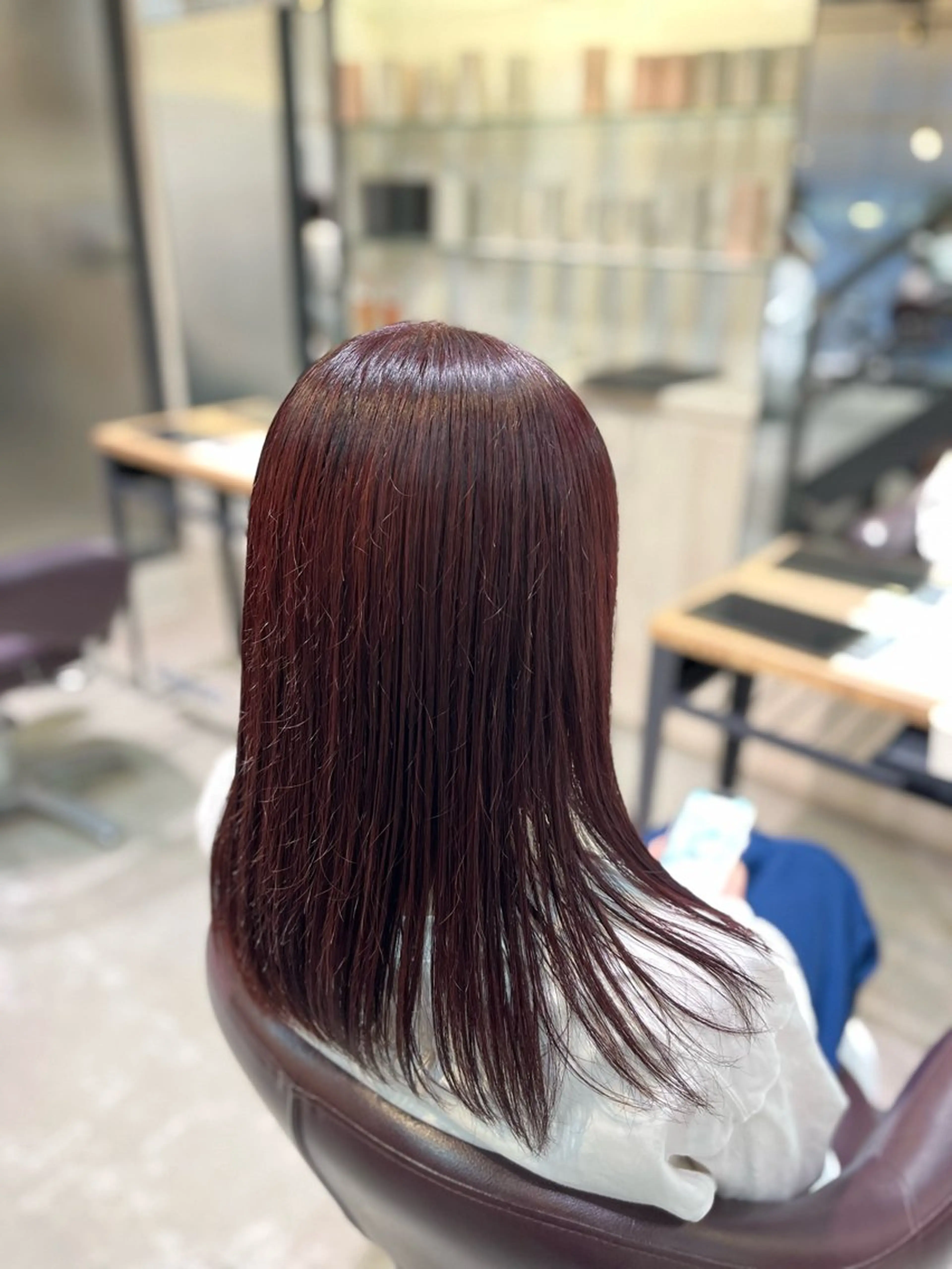 カラー ブラウンカラー レッドカラー ヘアカラー GRANDEUR 🍓Saya🍓のヘアスタイル