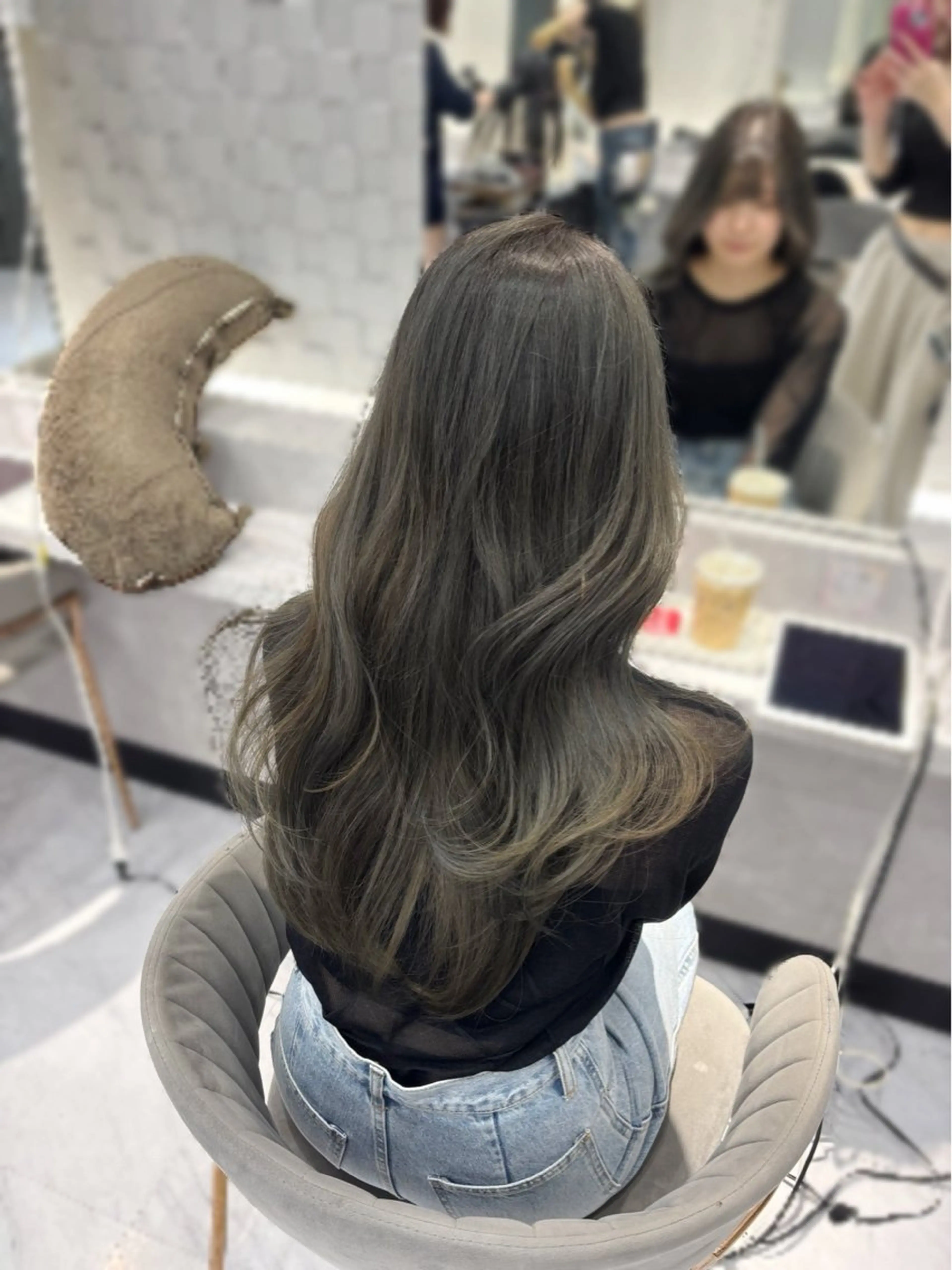 カラー+トリートメント🩶の写真
