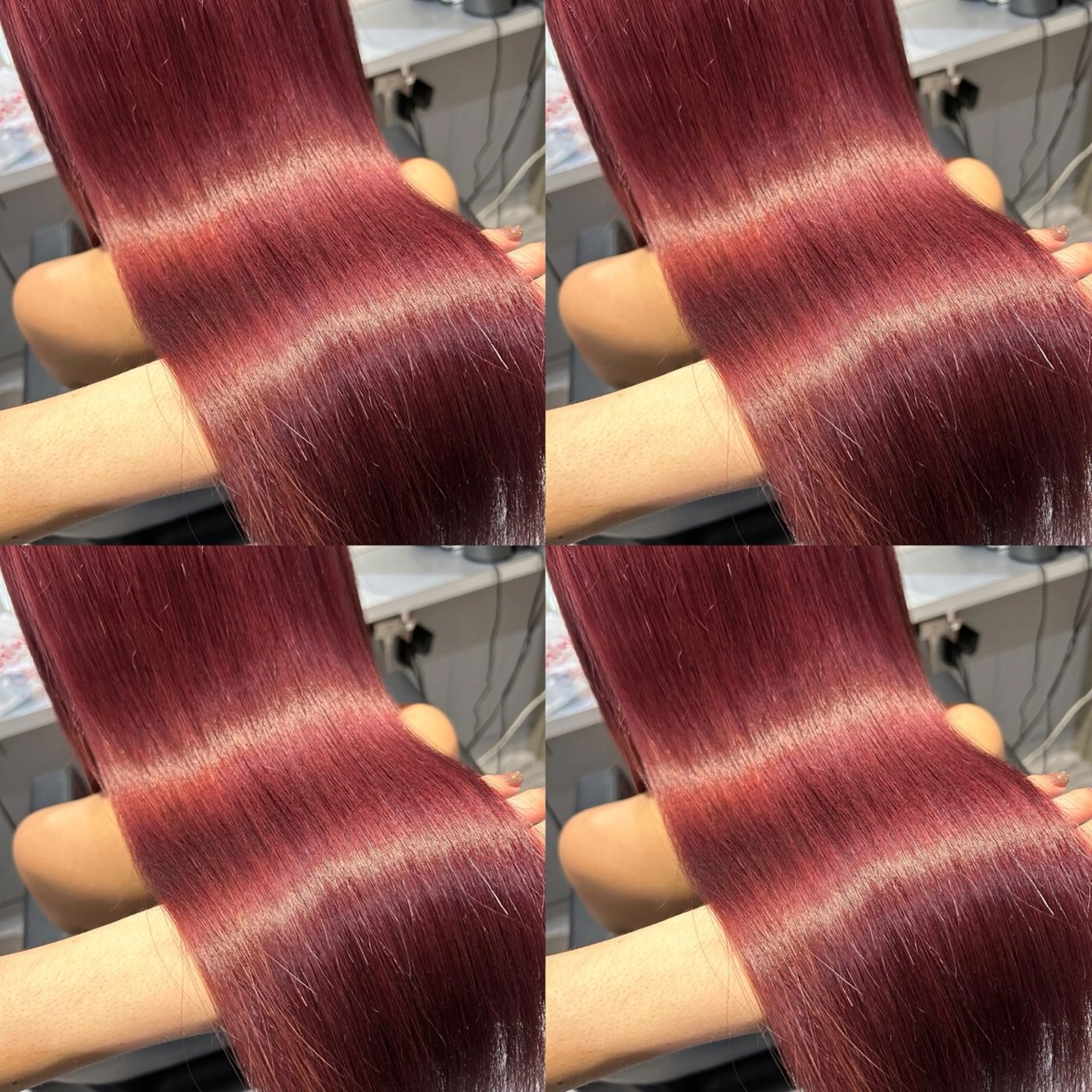 セミロング カラー カット ヘアカラー トリートメント 大人可愛い韓国ヘア きららのヘアスタイル