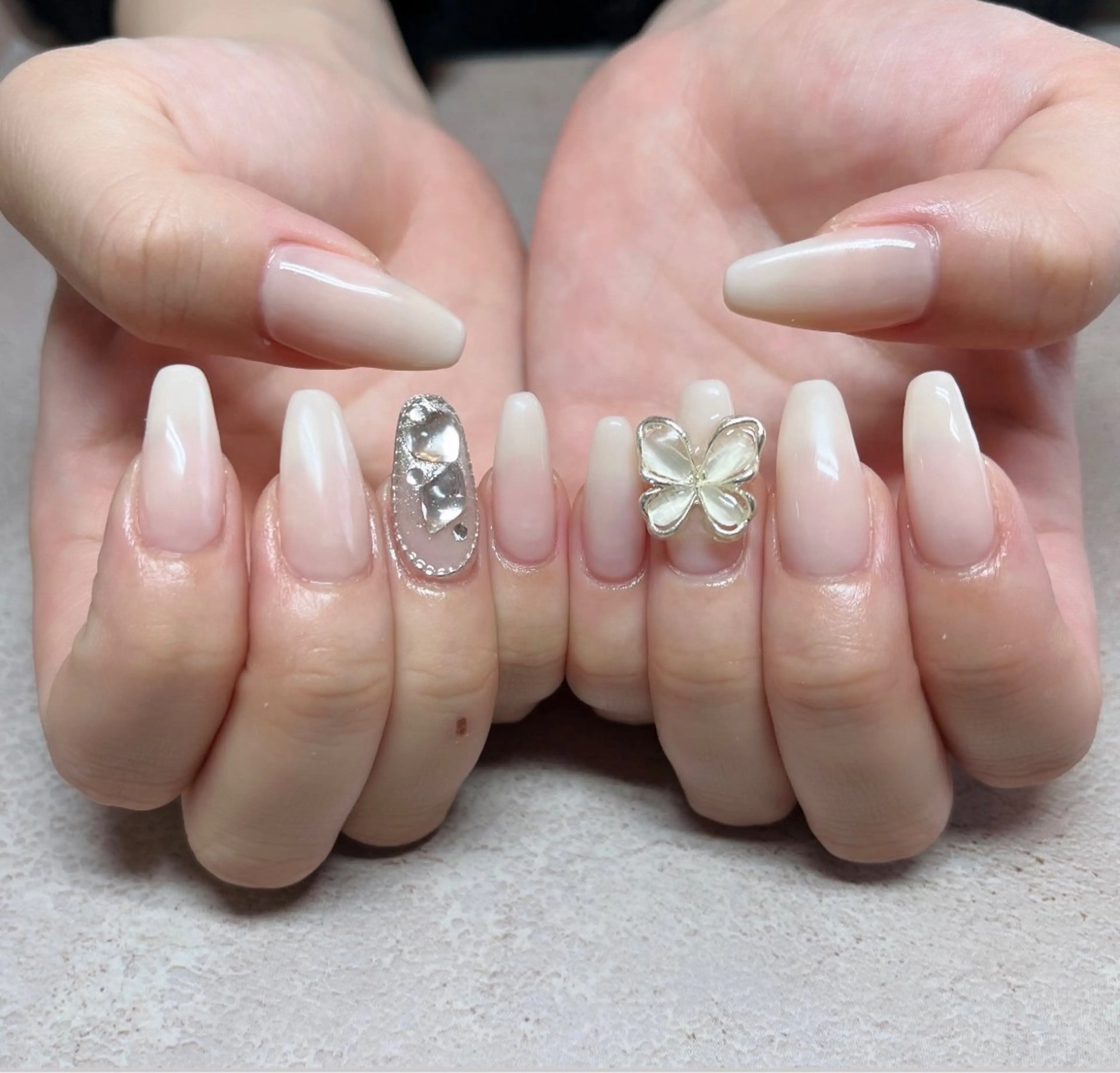 ネイル グラデーション ハンドネイル HazeGrass NAILのネイルデザイン