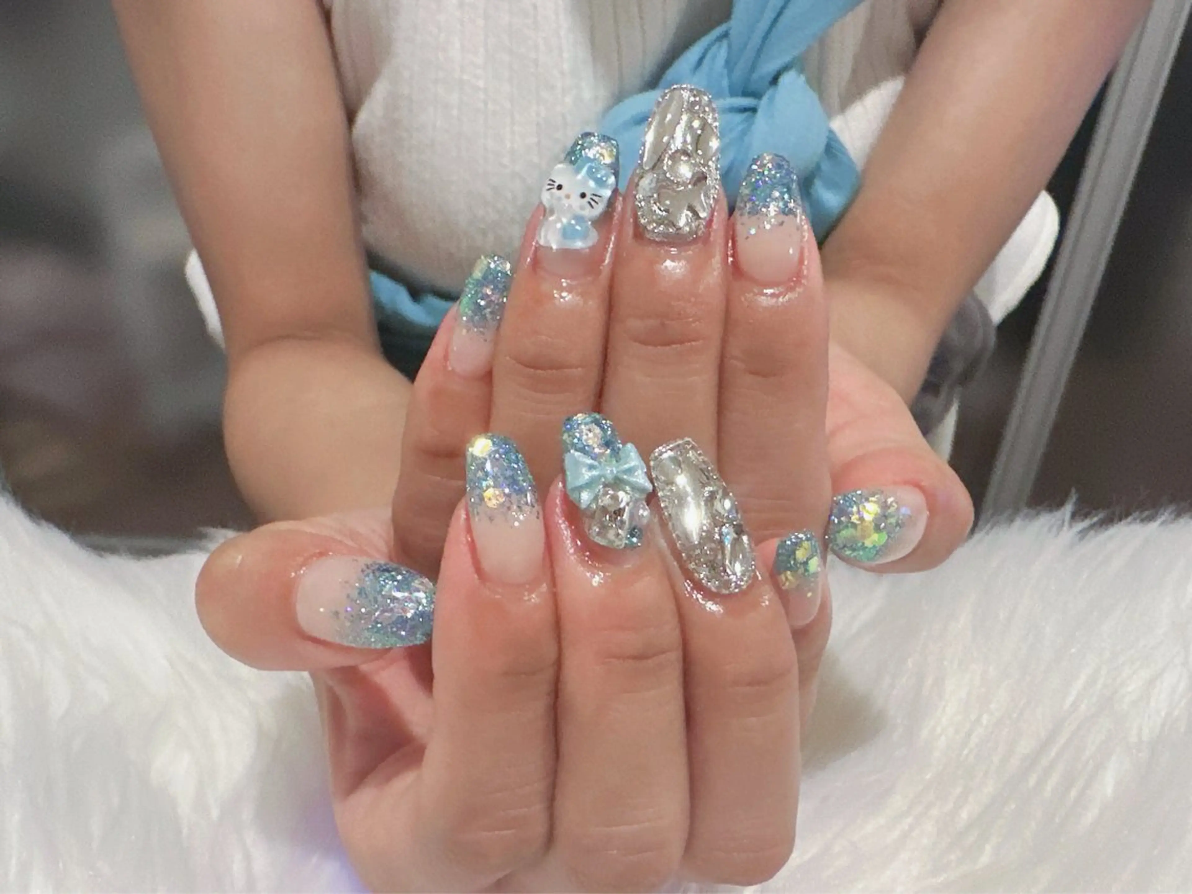 ネイル 【Eclat ｴｸﾗ】nail＆beauty所属・Eclat〔ｴｸﾗ〕 MOEKA𝜗𝜚*のネイルデザイン