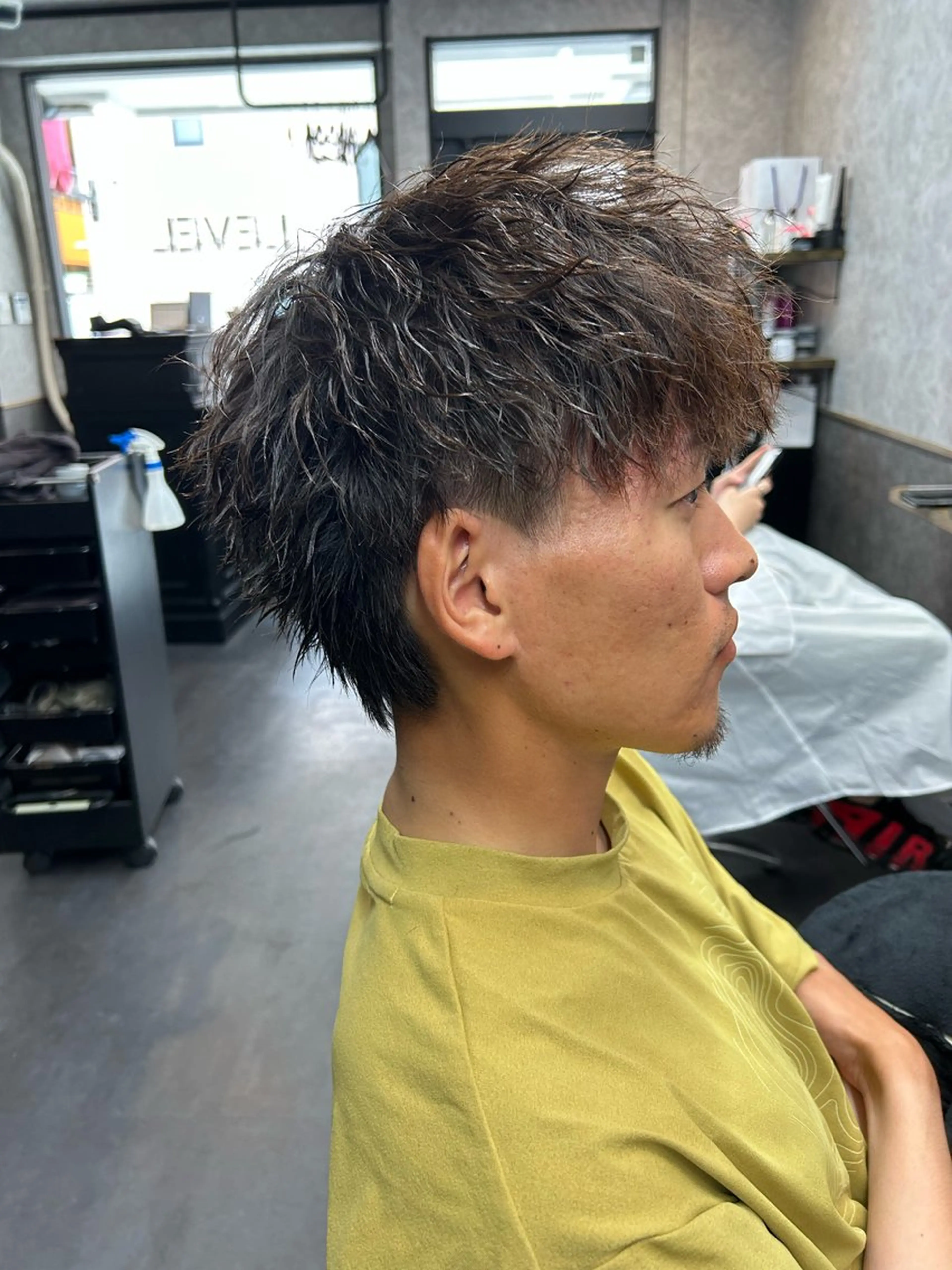 ショート パーマ メンズ カット パーマ 大和田 玲円/メンズ専門のヘアスタイル