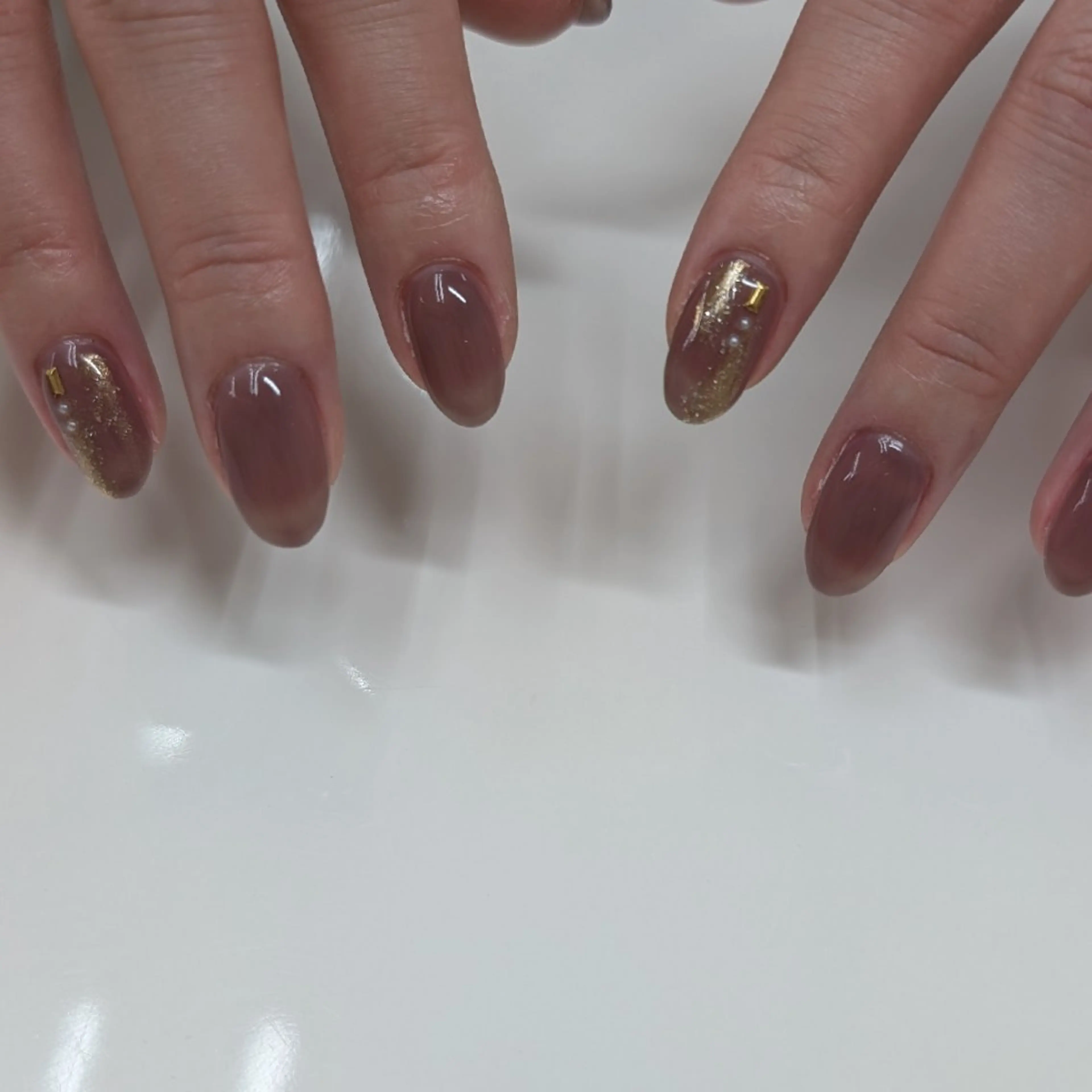 ネイル ニュアンスネイル ハンドネイル ネイルサロン Amie　〜アミ〜所属・Satou .Cのネイルデザイン