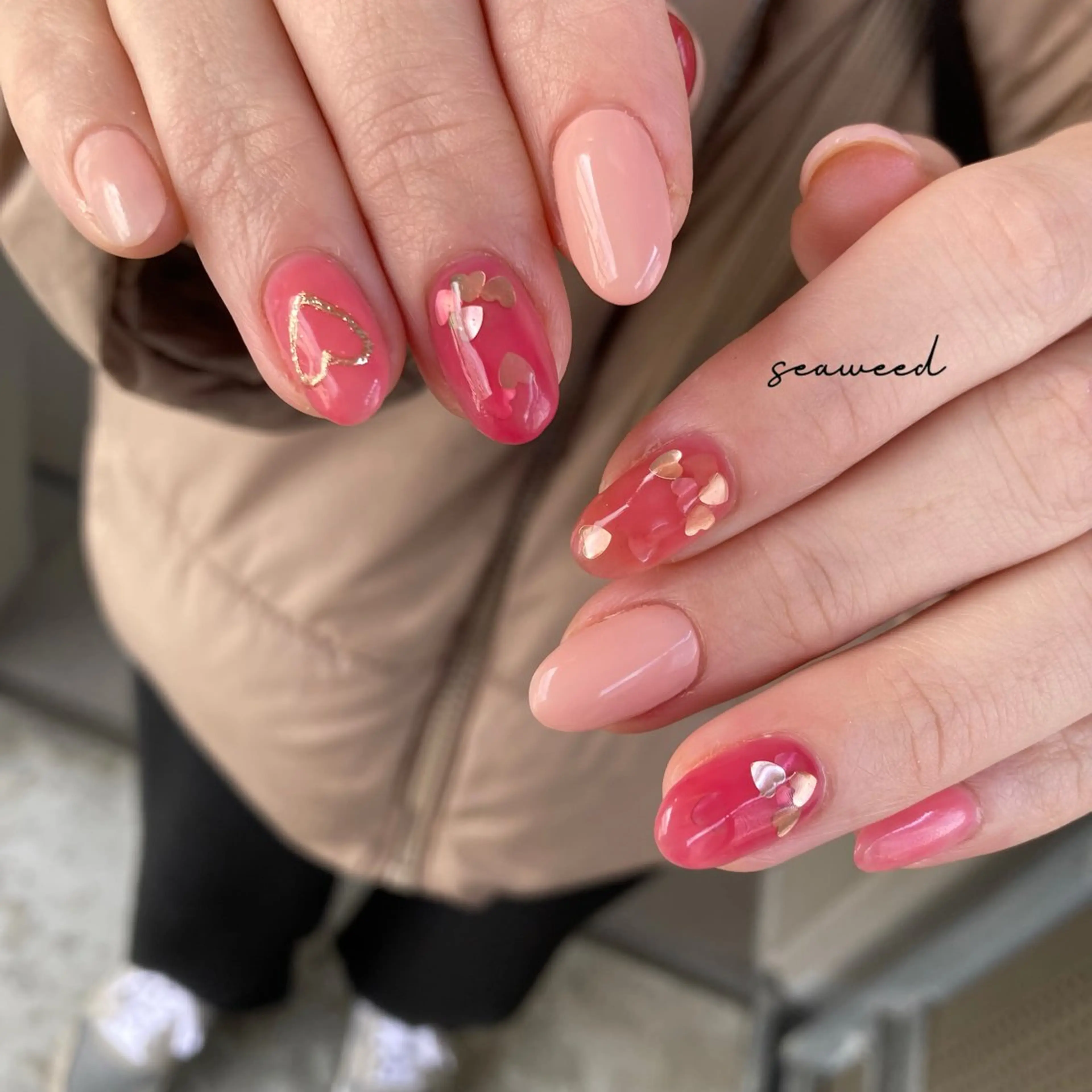 ネイル ハンドネイル seaweed nailのネイルデザイン