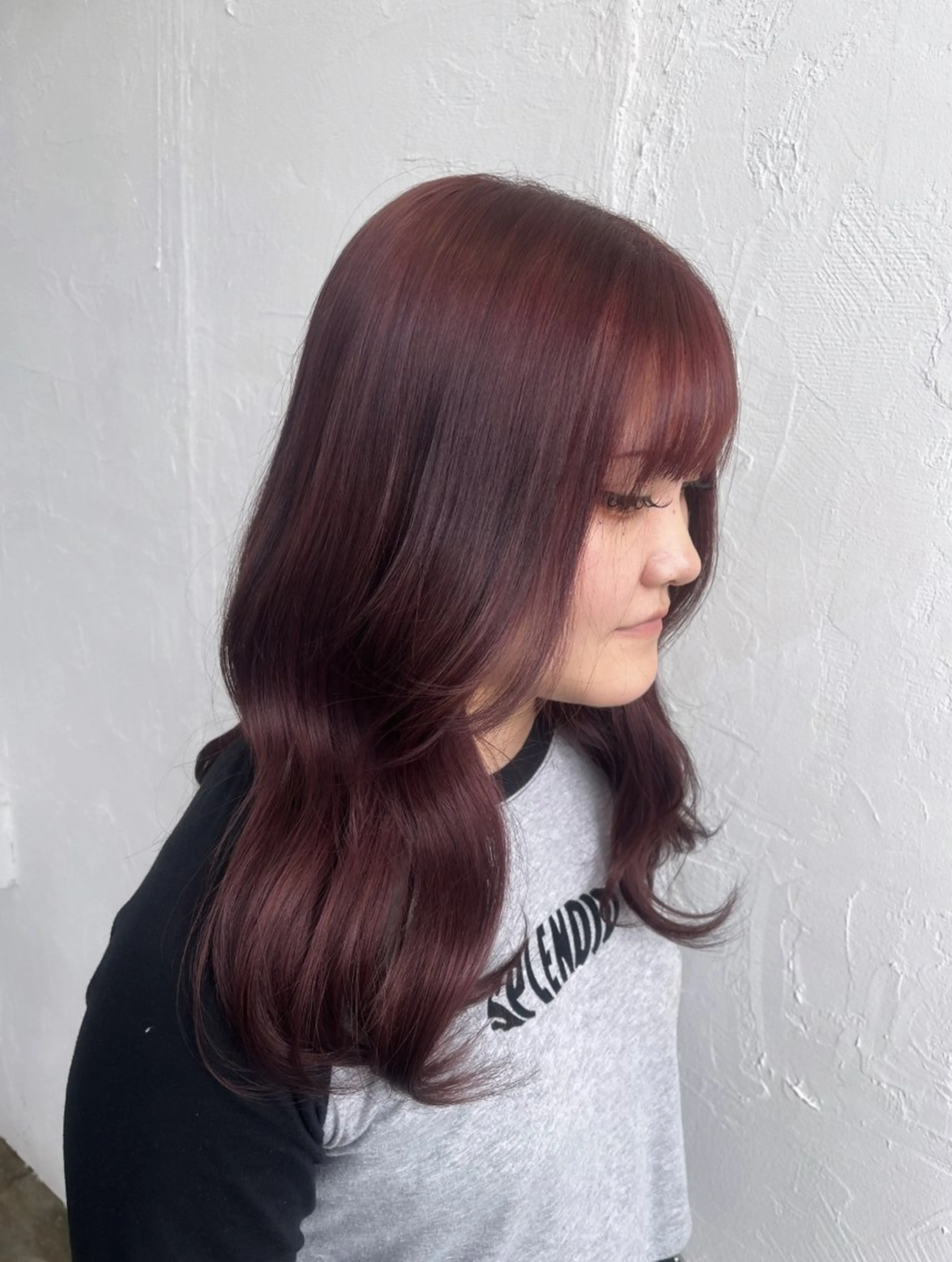 セミロング カラー ブリーチ ヘアカラー SEEK Manaka❤︎のヘアスタイル