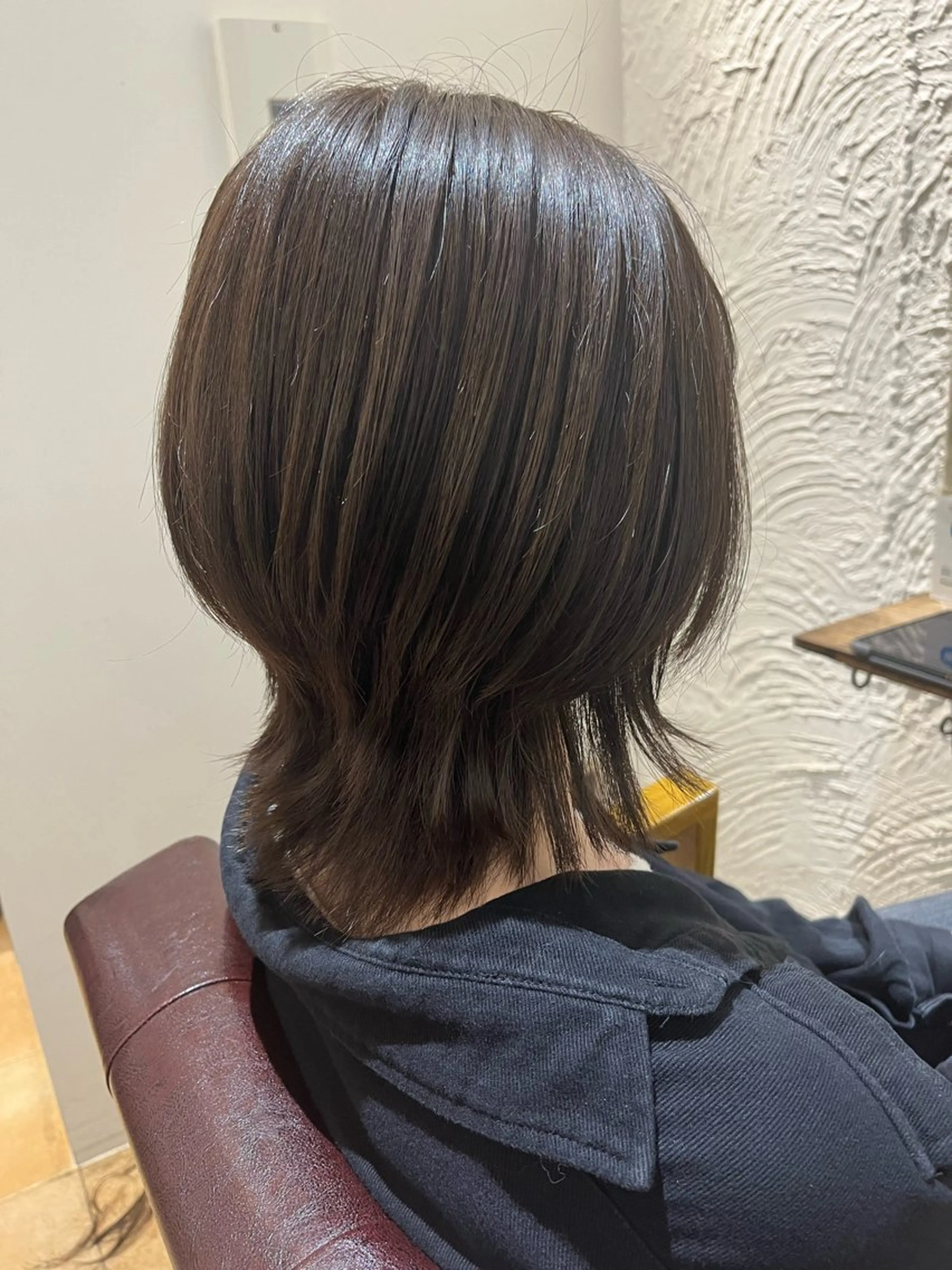 ミディアム カラー ダークグレー ダークグレージュ グレージュ ウルフカット カット ヘアカラー トリートメント 🌈透明感カラー🌈 🌟吉田祐介🌟のヘアスタイル