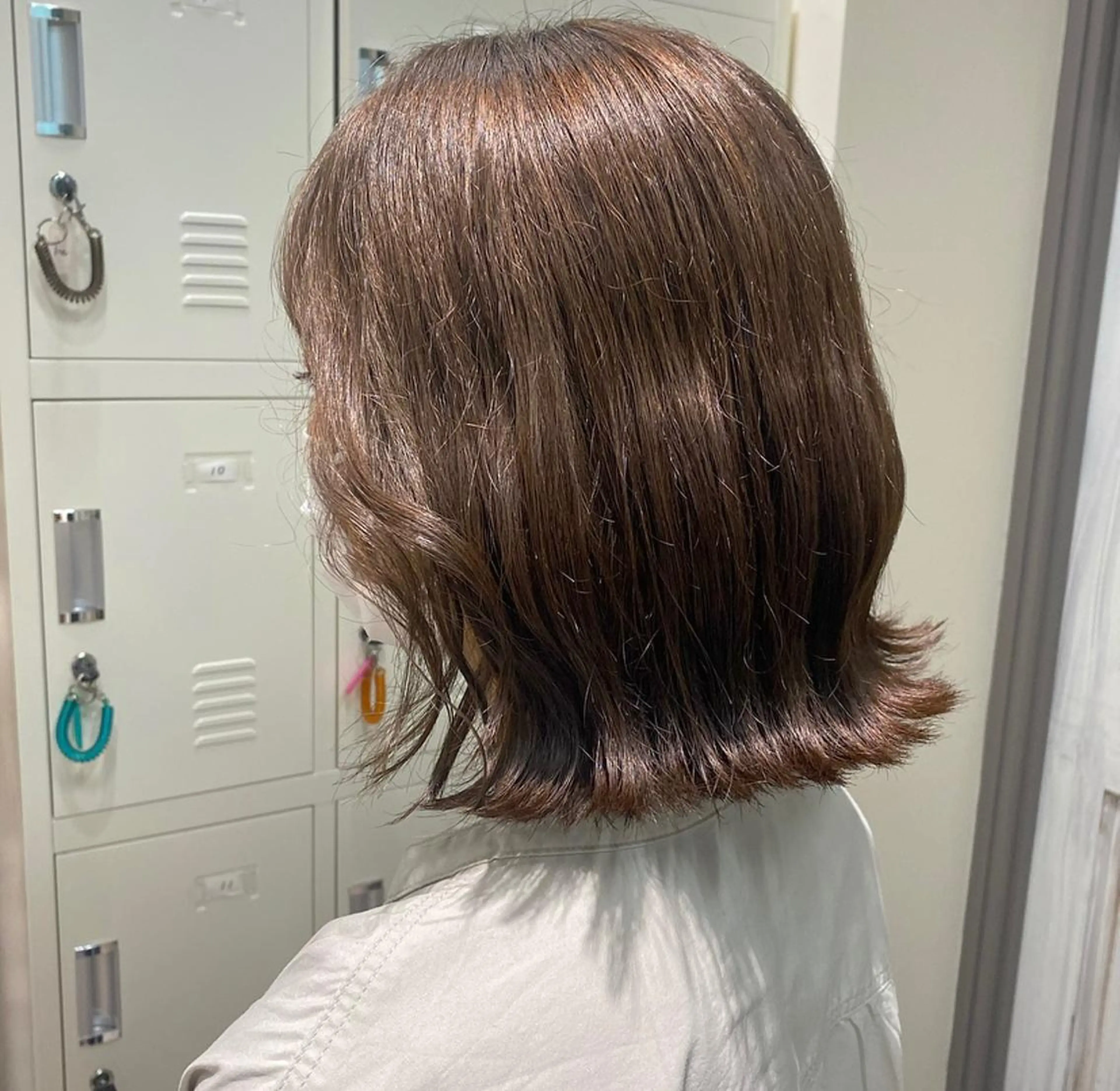 カラー ベージュカラー 透明感カラー 後藤 瀬奈のヘアスタイル