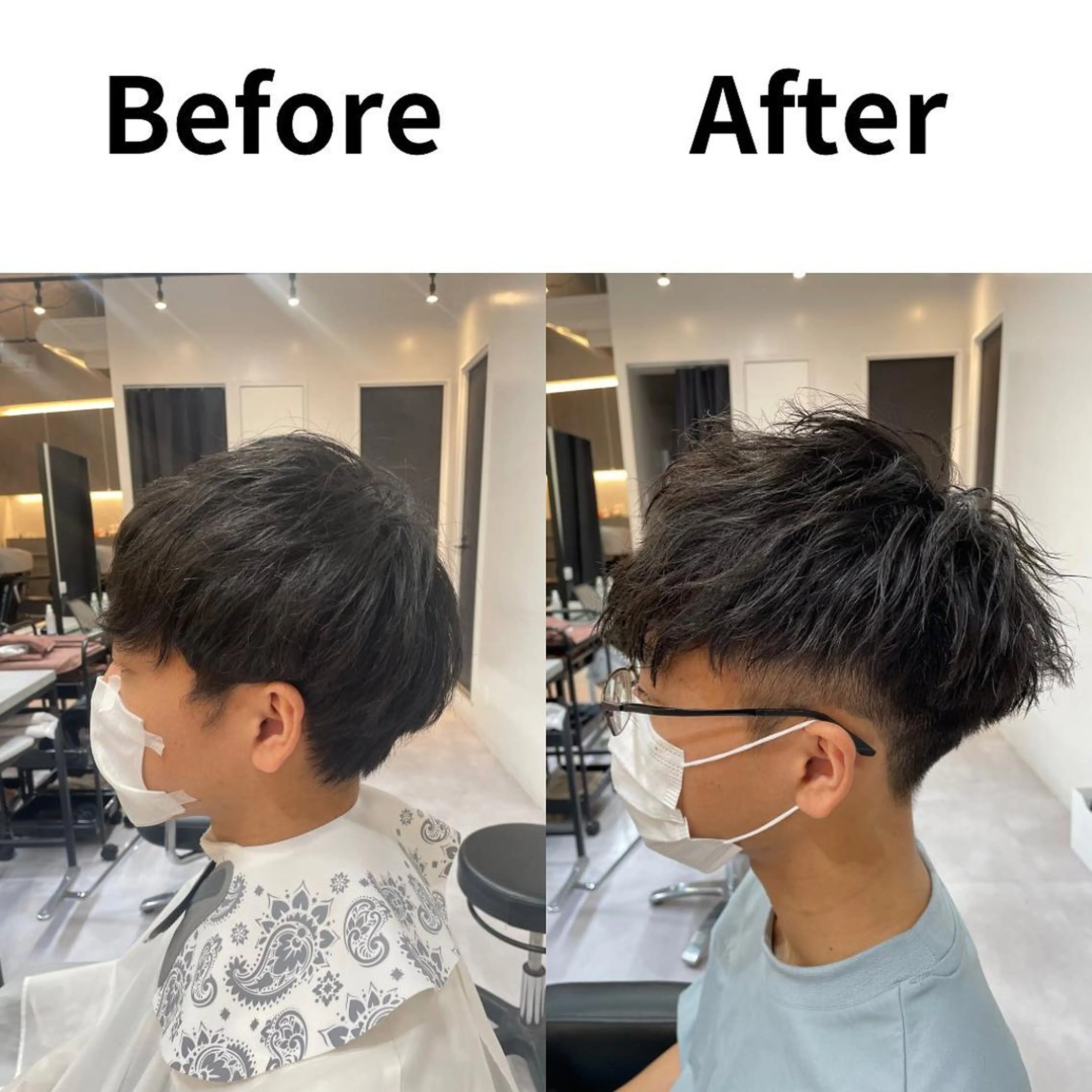 ショート 髪質改善× ハイライト溝江のヘアスタイル