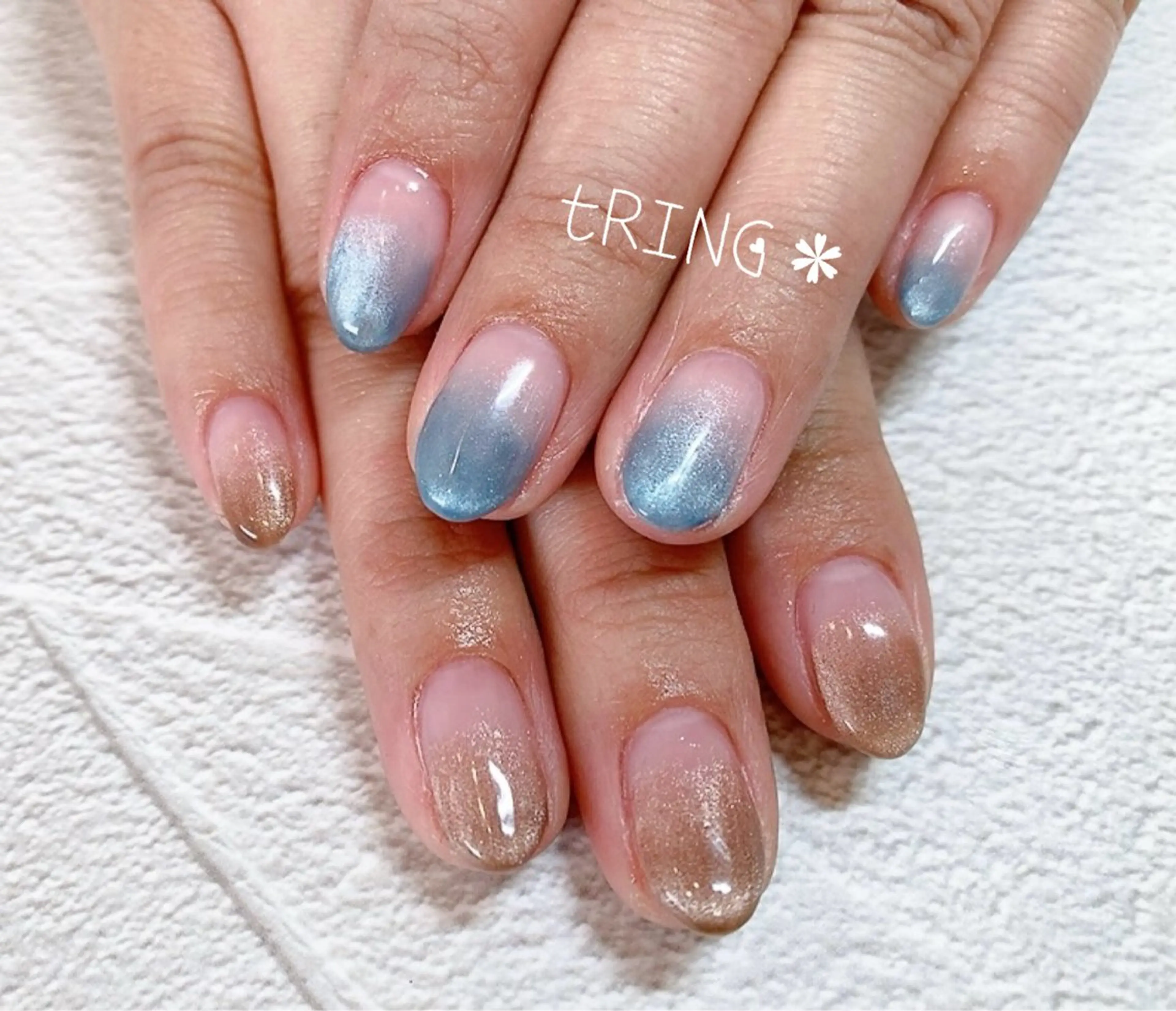 ネイル ハンドネイル tRING＊ しいの木台のネイルデザイン
