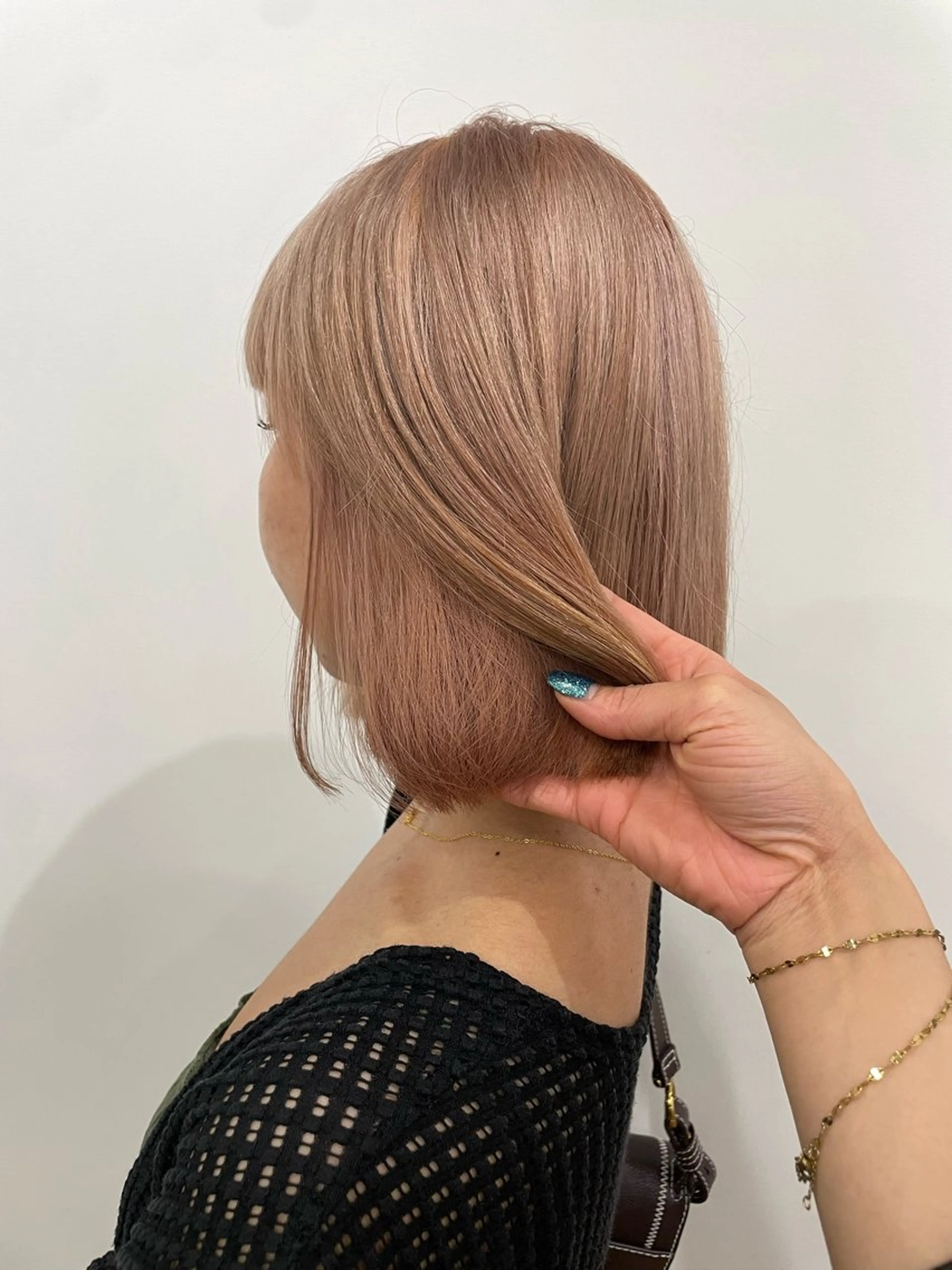 ショート カラー パーマ ヘアアレンジ レイヤー/ 透明感カラー/マドカのヘアスタイル