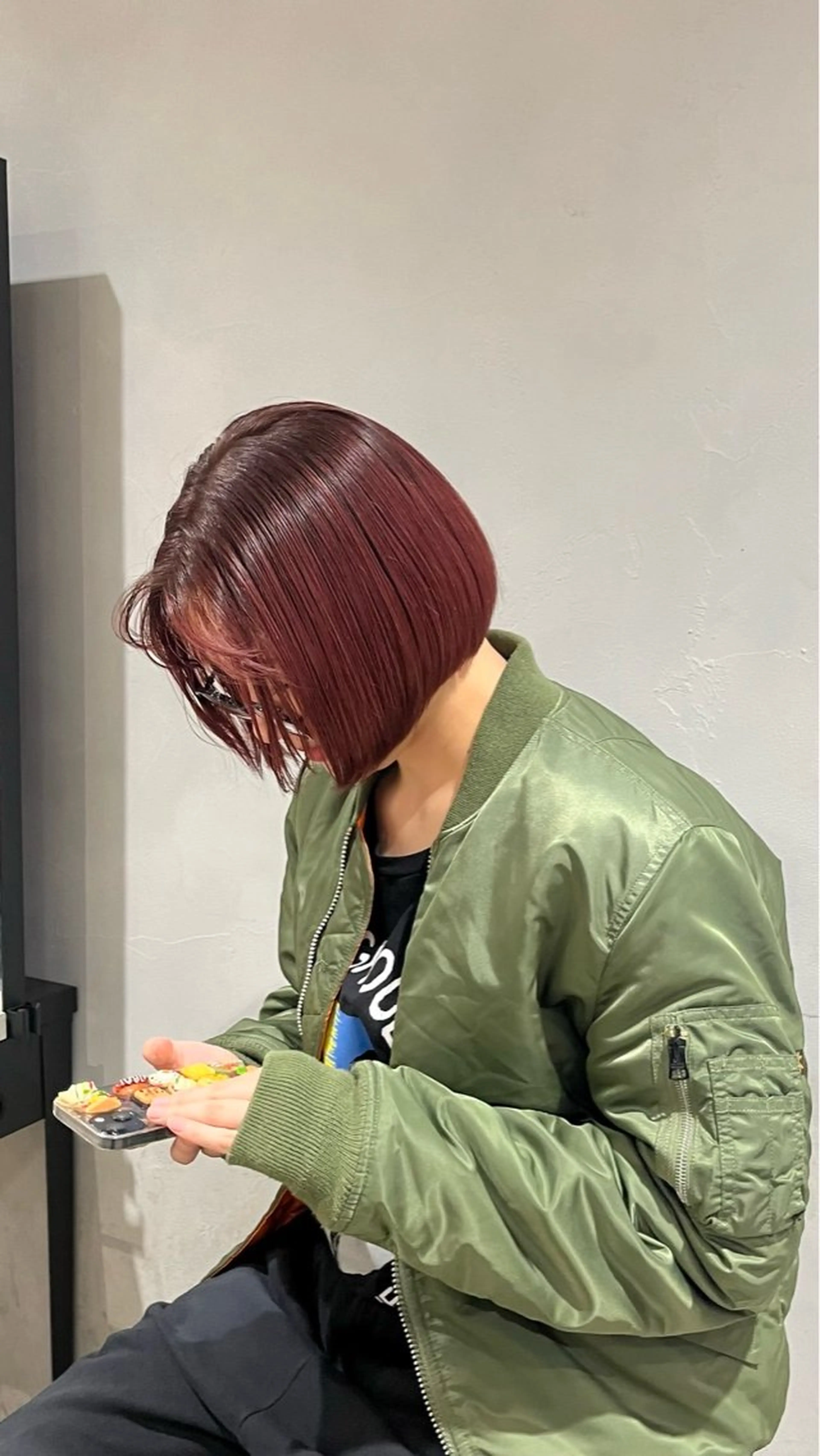 ショート ヘアカラー トリートメント ALBUM୨୧ momokaのヘアスタイル