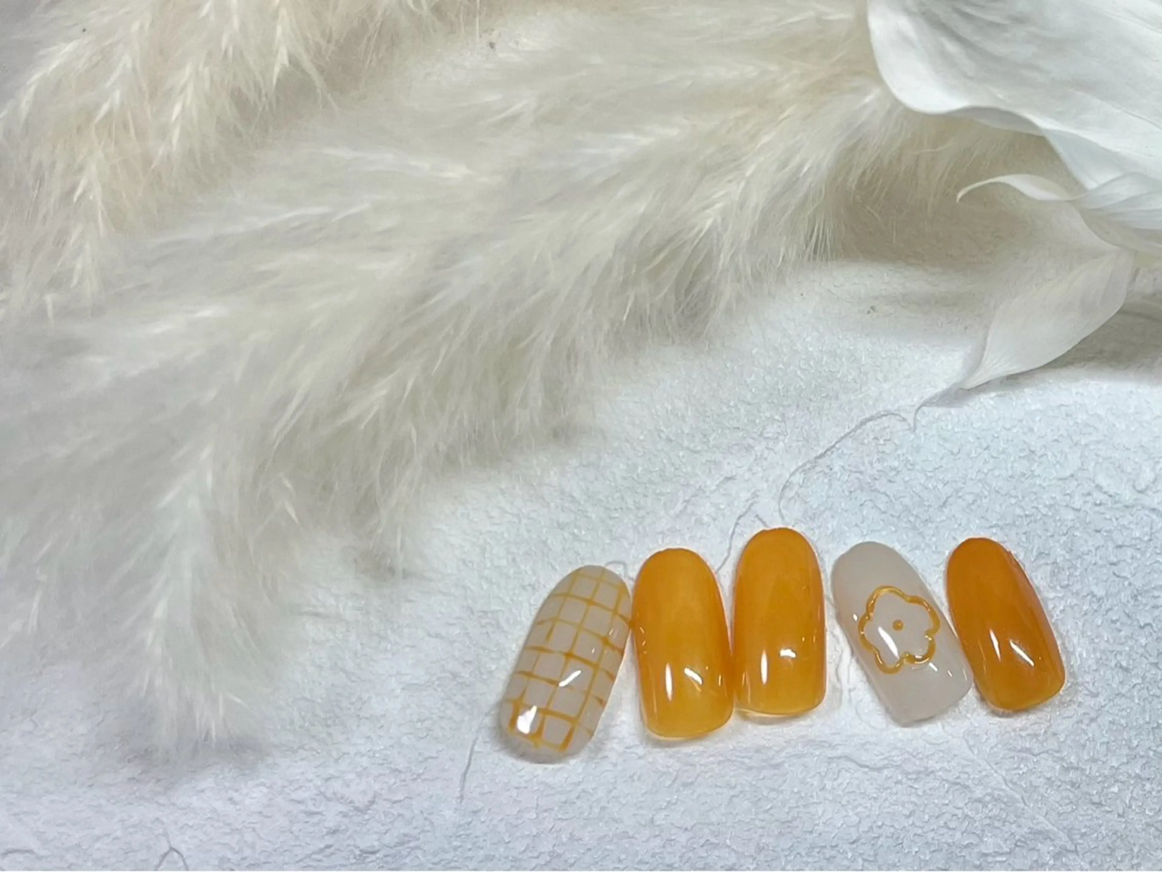 ネイル オーロラネイル フットネイル フレンチネイル ジェルネイル 韓国ネイル kiki nail たまプラーザのネイルデザイン