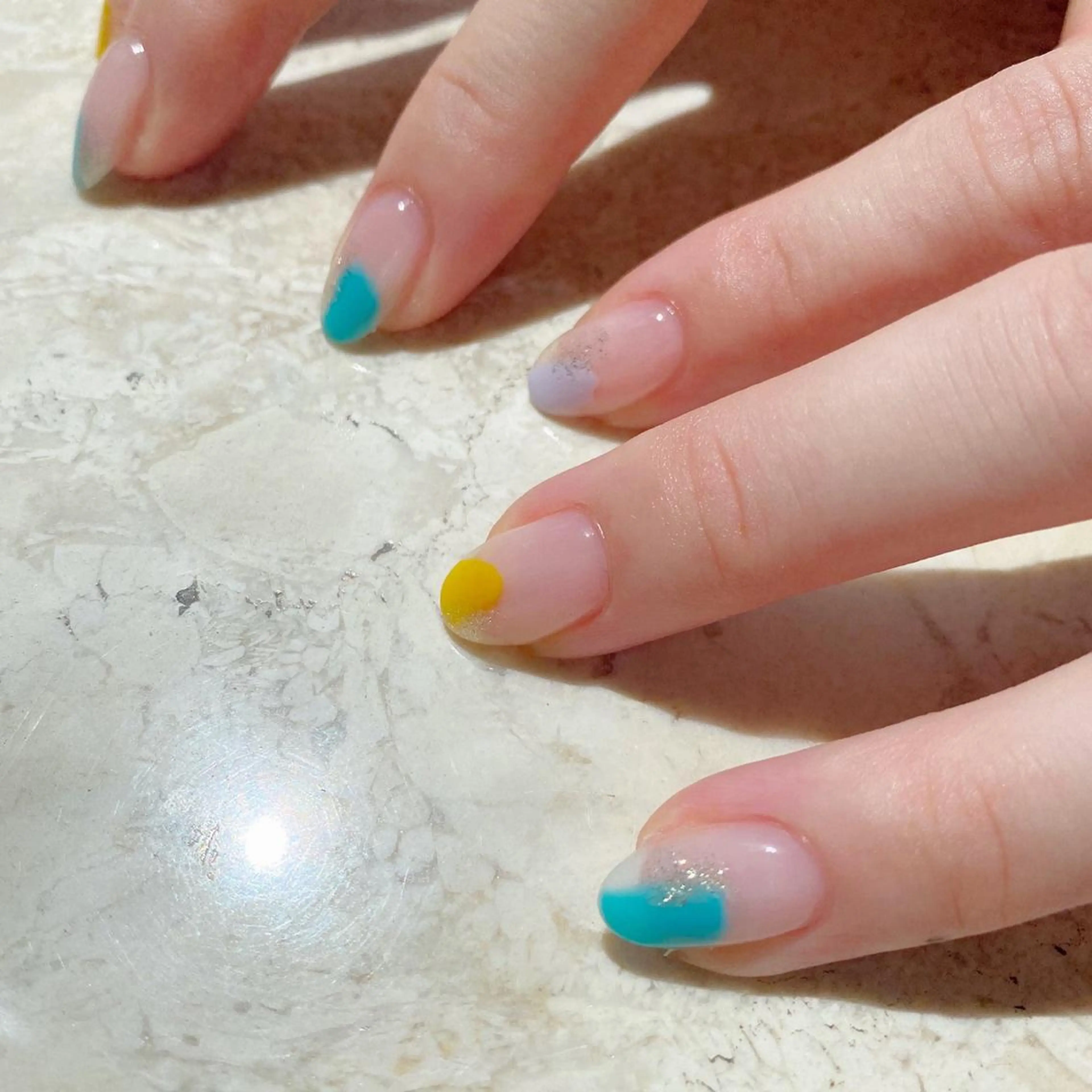 ネイル ニュアンスネイル ハンドネイル フットネイル nail salon mieux(ミュー)のネイルデザイン