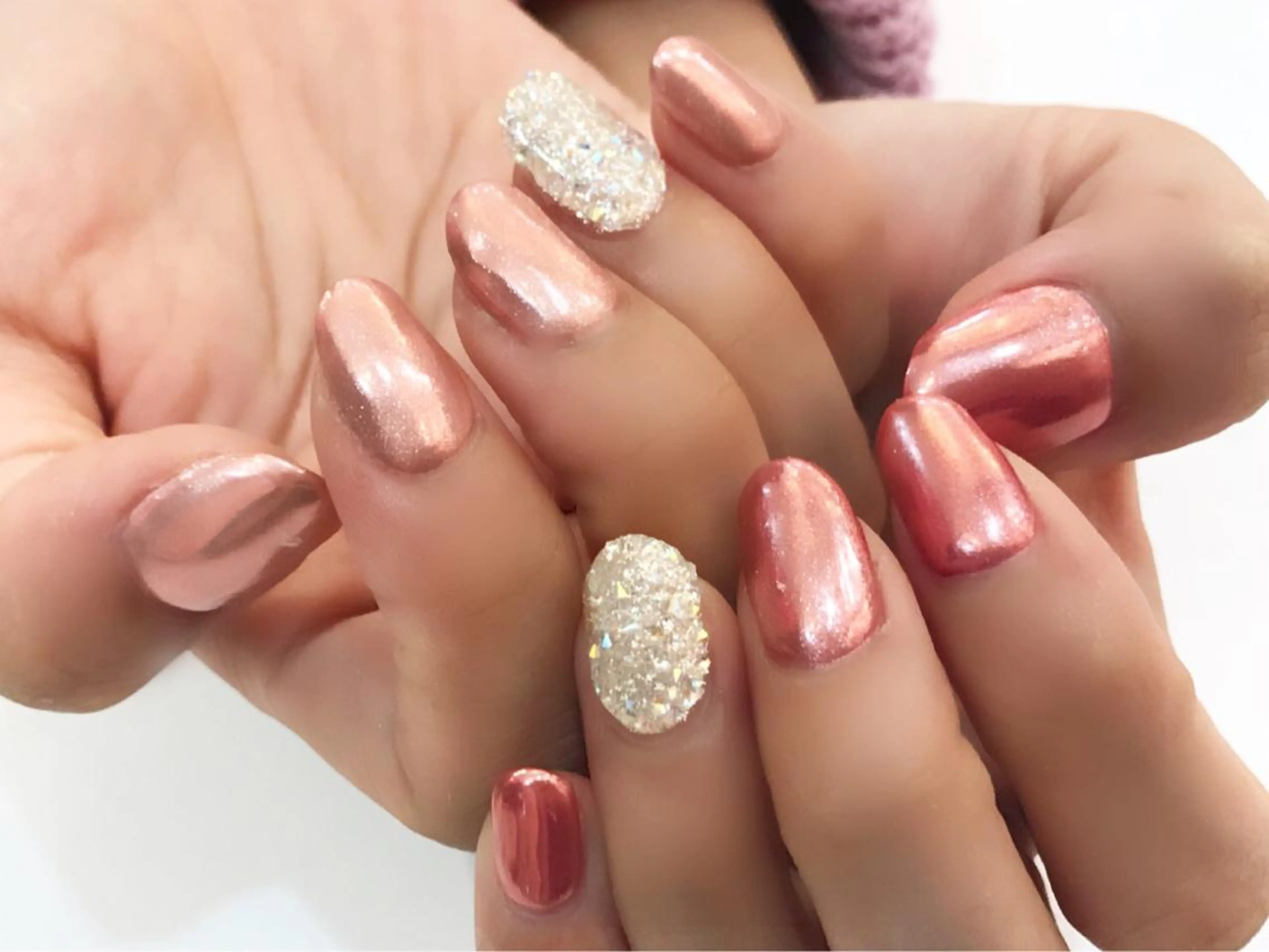 ミディアム カラー メンズ キッズ ネイル 学生(メンズ向け) ピンクカラー 学生 アートネイル フットネイル NAILSGOGO shibuyaのネイルデザイン