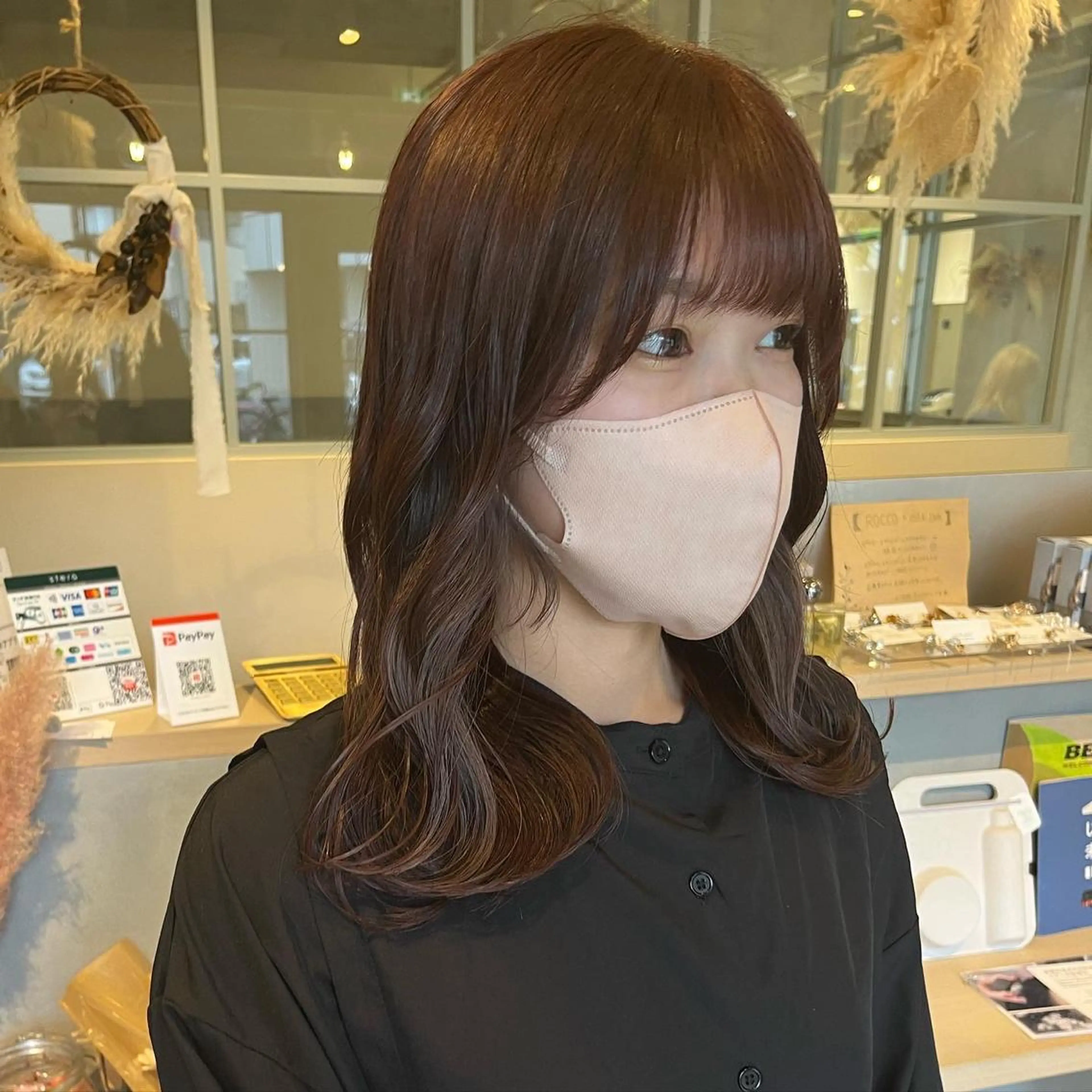 ミディアム ヘアカラー mai ROCCOのヘアスタイル