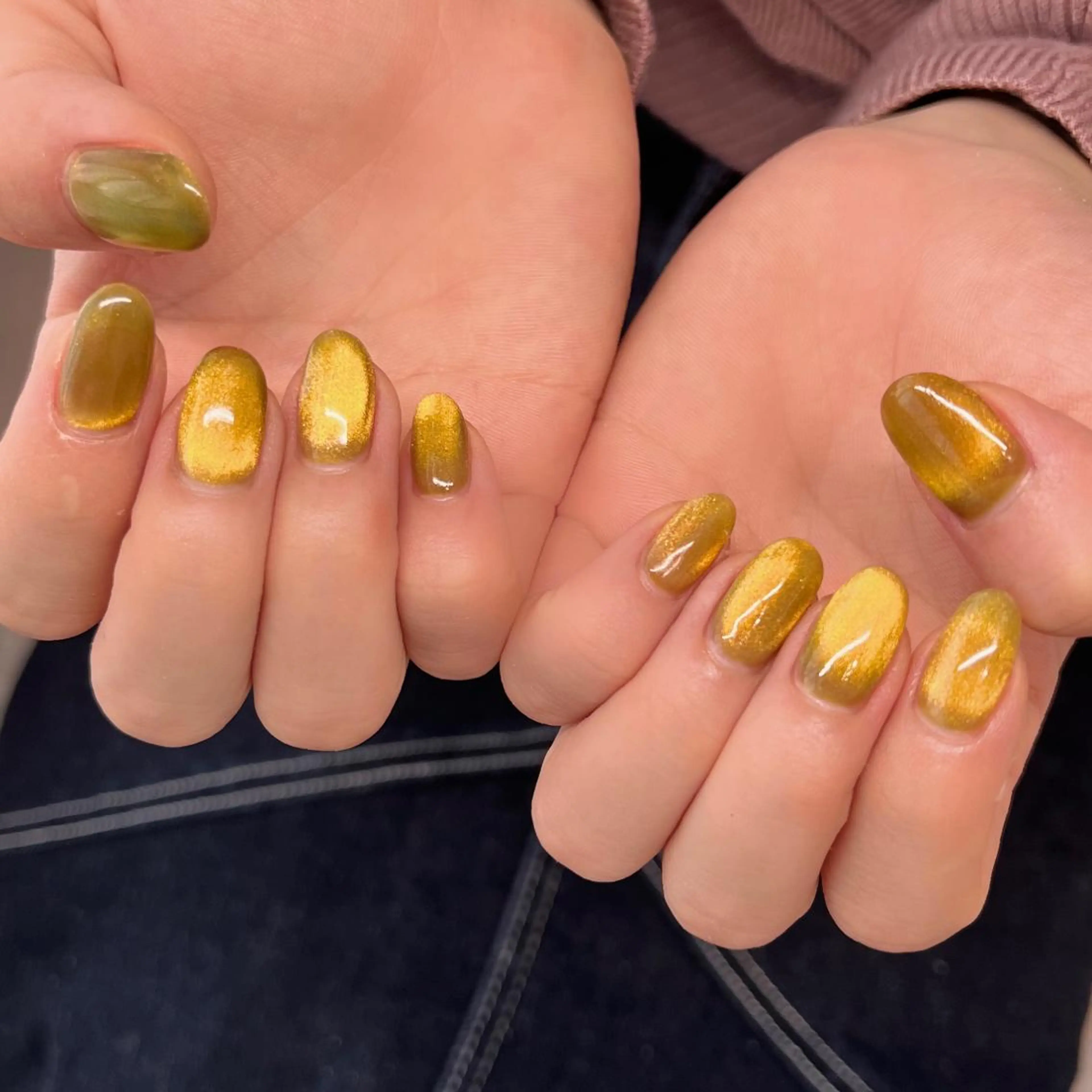 ミディアム ネイル マツエク・マツパ ハンドネイル REVIA_nail maiのネイルデザイン