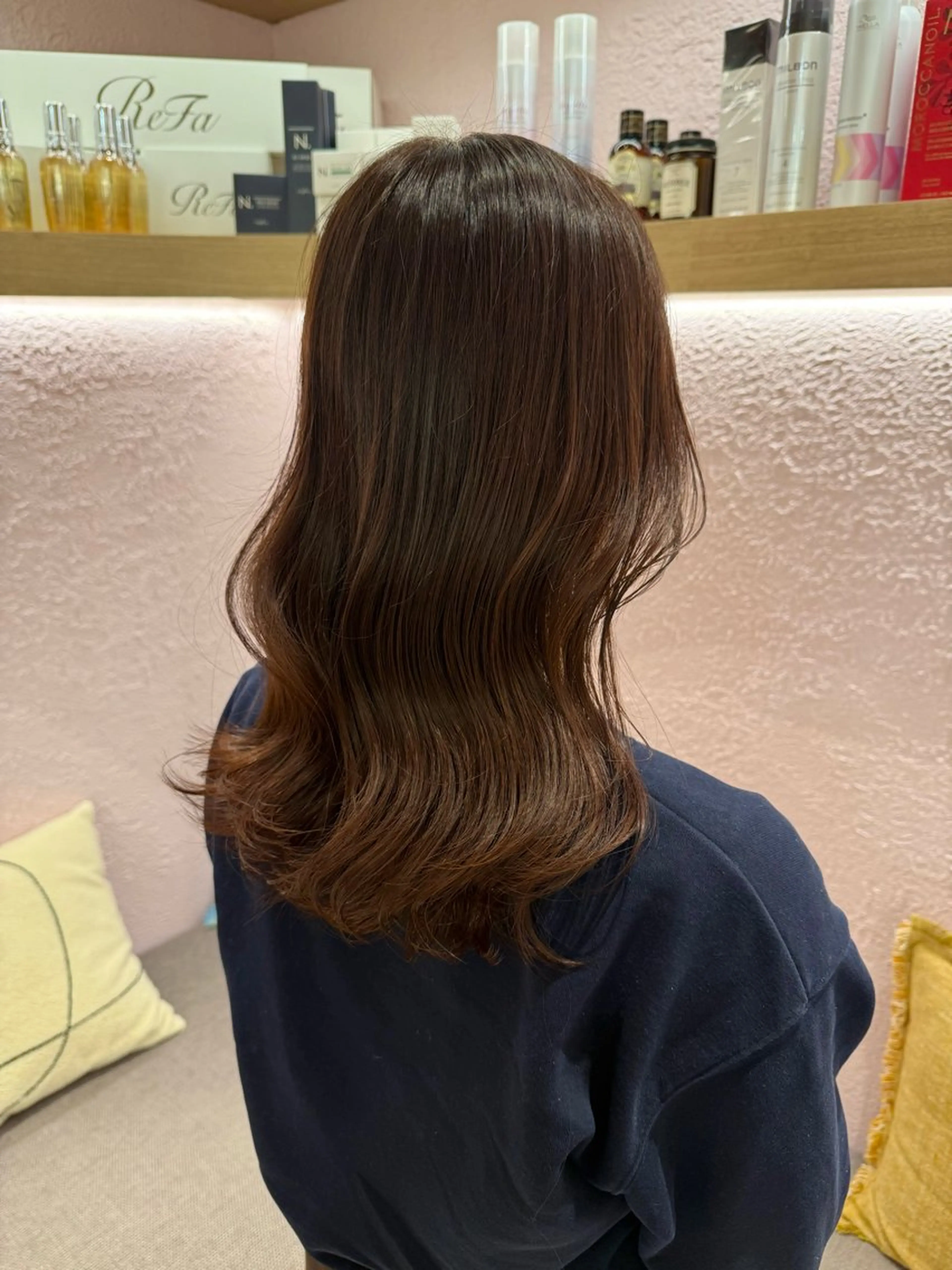 ロング カラー ヘアアレンジ ヘアカラー merc.☘️平岩 那月のヘアスタイル