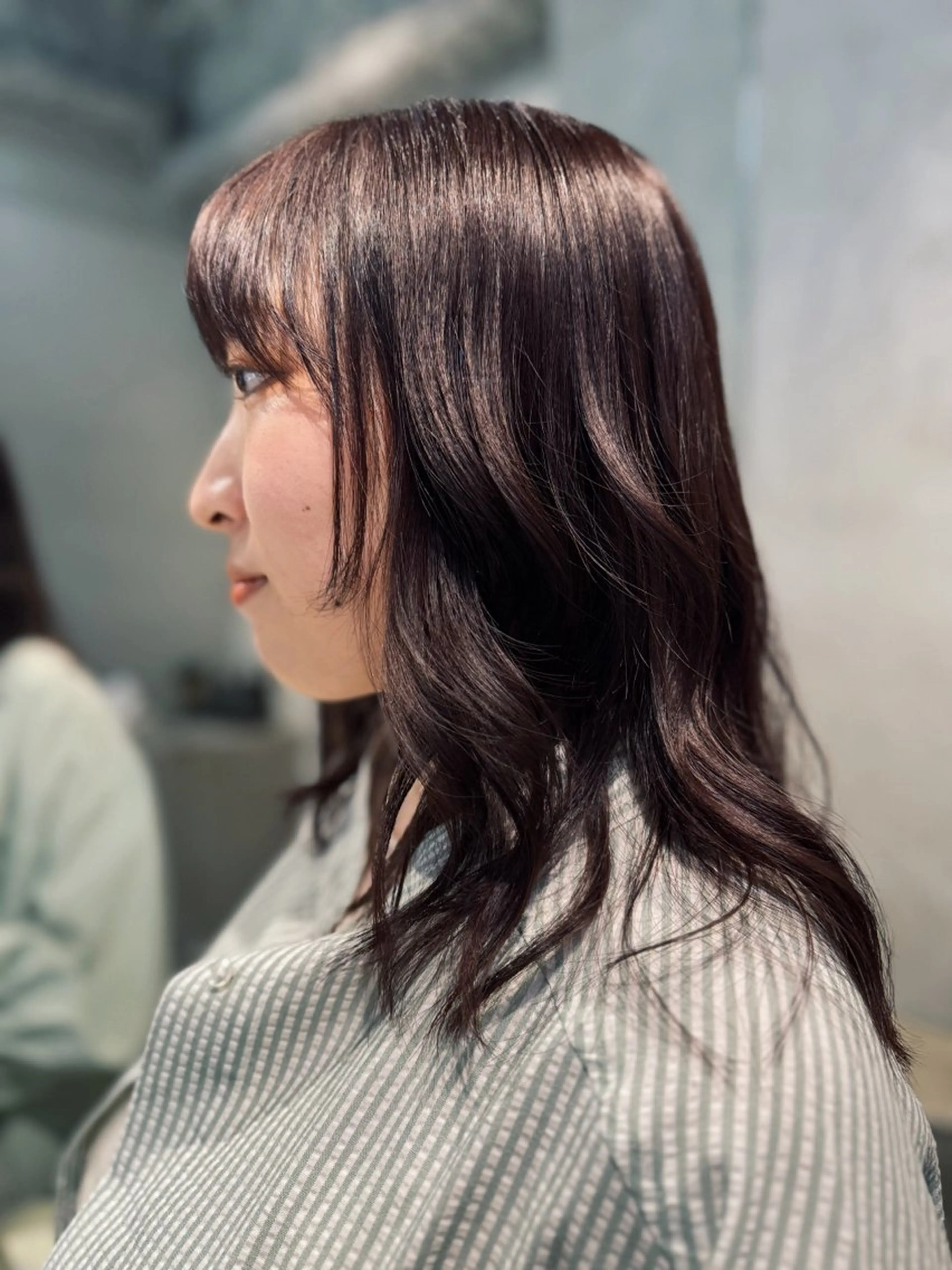 セミロング カラー パープルカラー Rock 'n' Roll Games所属・神近 円香 🪷/RRGのヘアスタイル