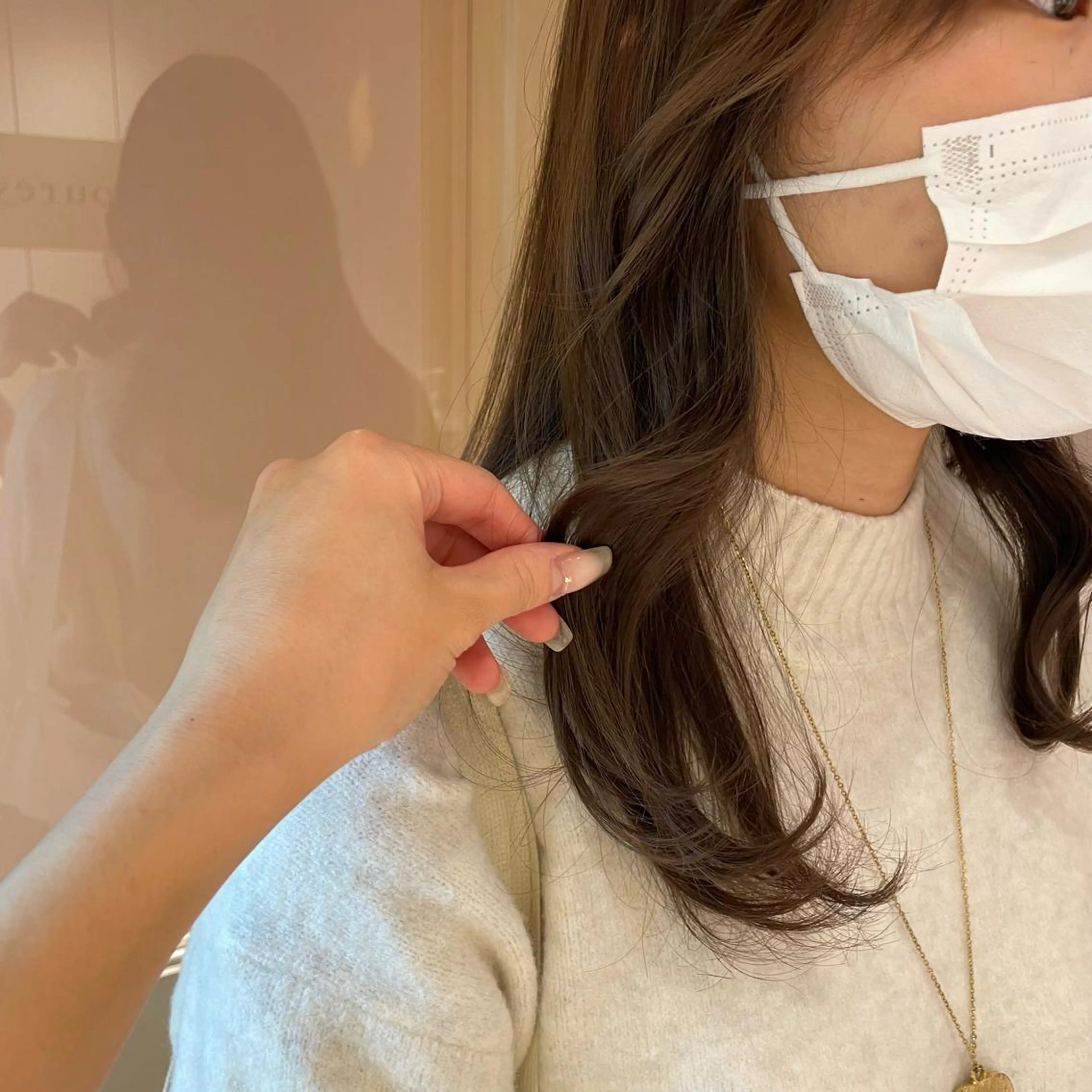 ロング ヘアカラー トリートメント ヘッドスパ マホ/日吉/髪質改善 /レイヤー/ガーリーのヘアスタイル