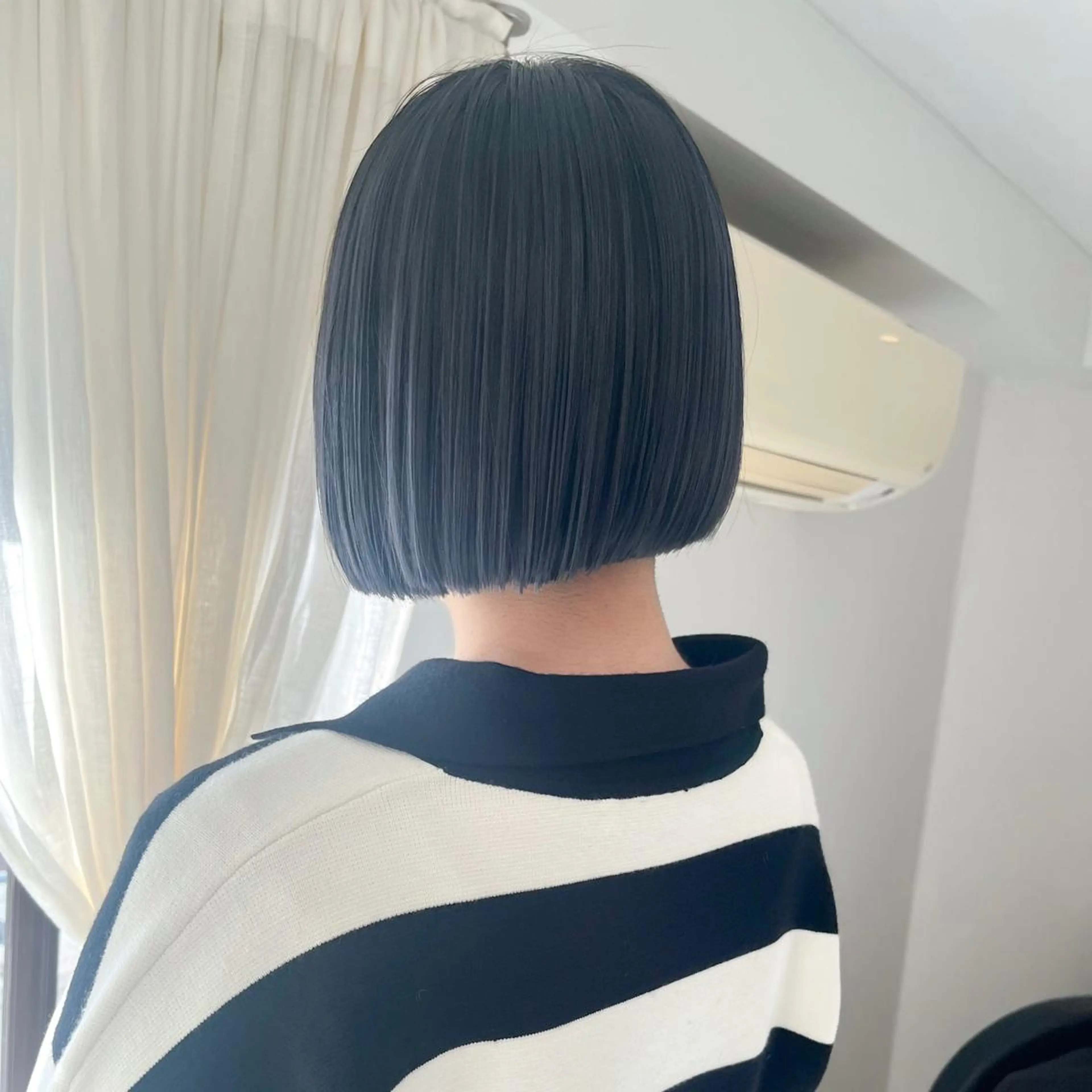 ミディアム カラー ブルーカラー グラデーションカラー 小顔💫似合わせ💫 ショート下村直也のその他イメージ