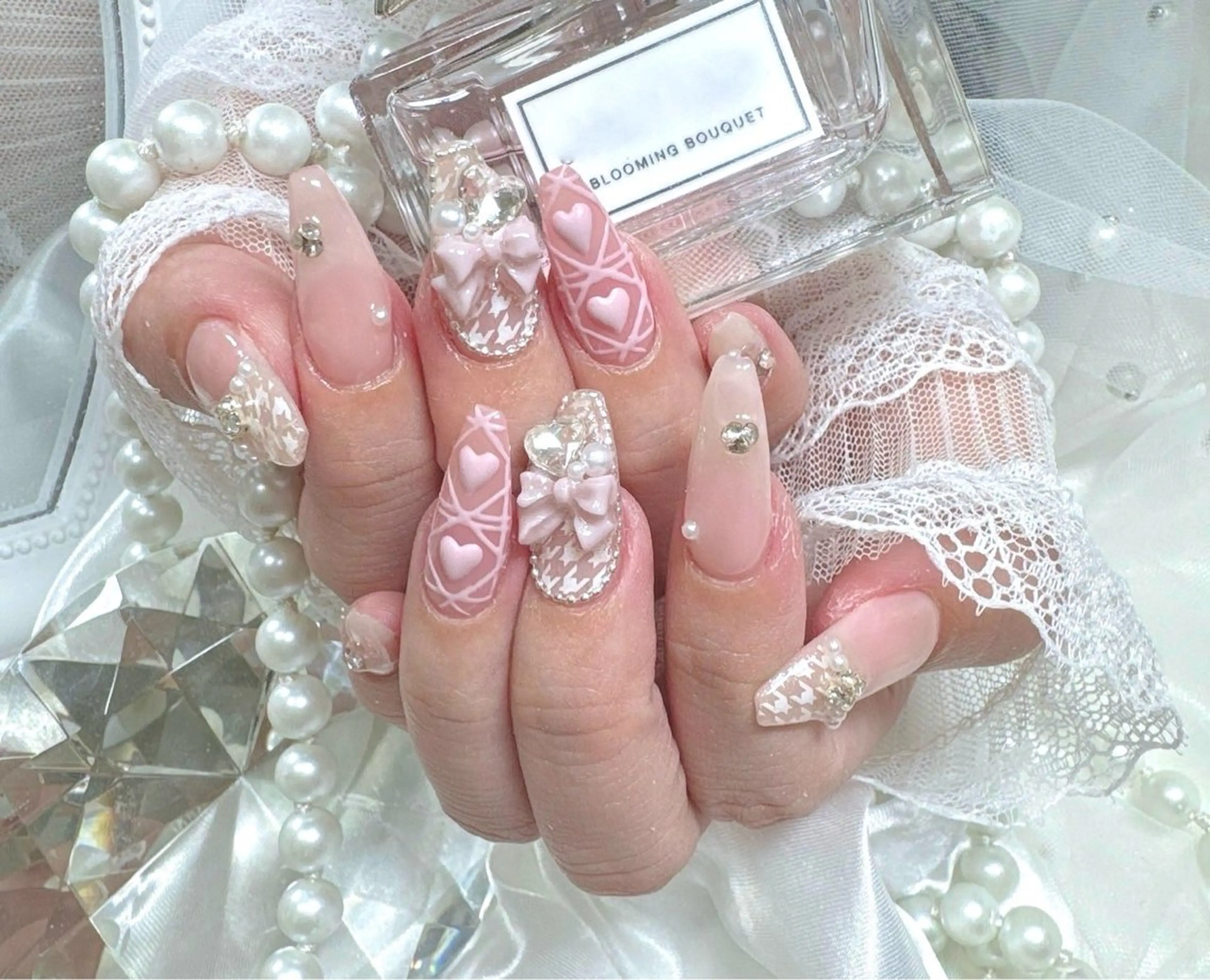 ネイル Marin🩵 Hinari🧸🎀のネイルデザイン