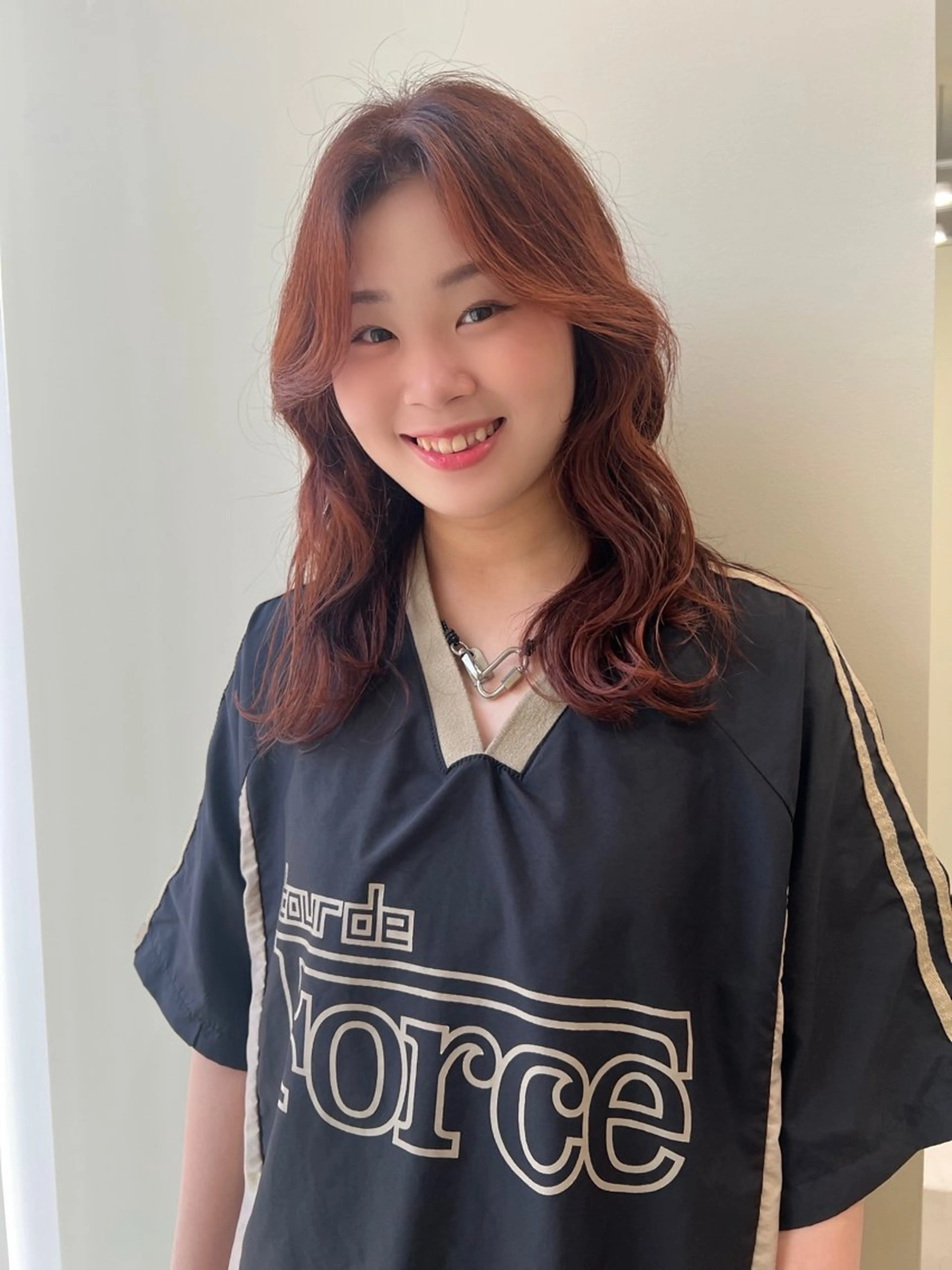 セミロング カラー カット ヘアカラー トリートメント tomu/艶髪 /透明感カラーのヘアスタイル