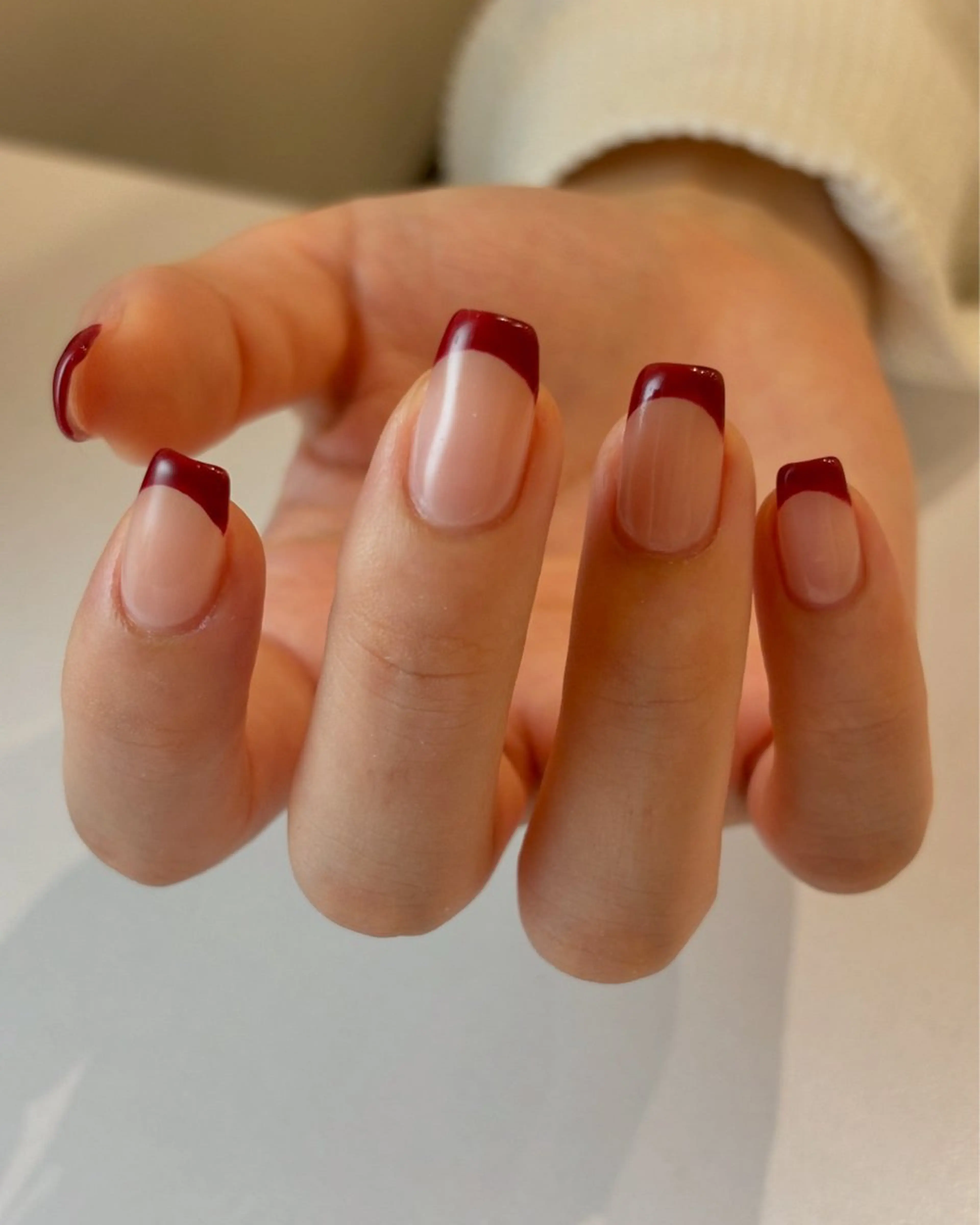 ネイル フレンチネイル ハンドネイル Ann. nail.tokyo所属・Ann nailのネイルデザイン