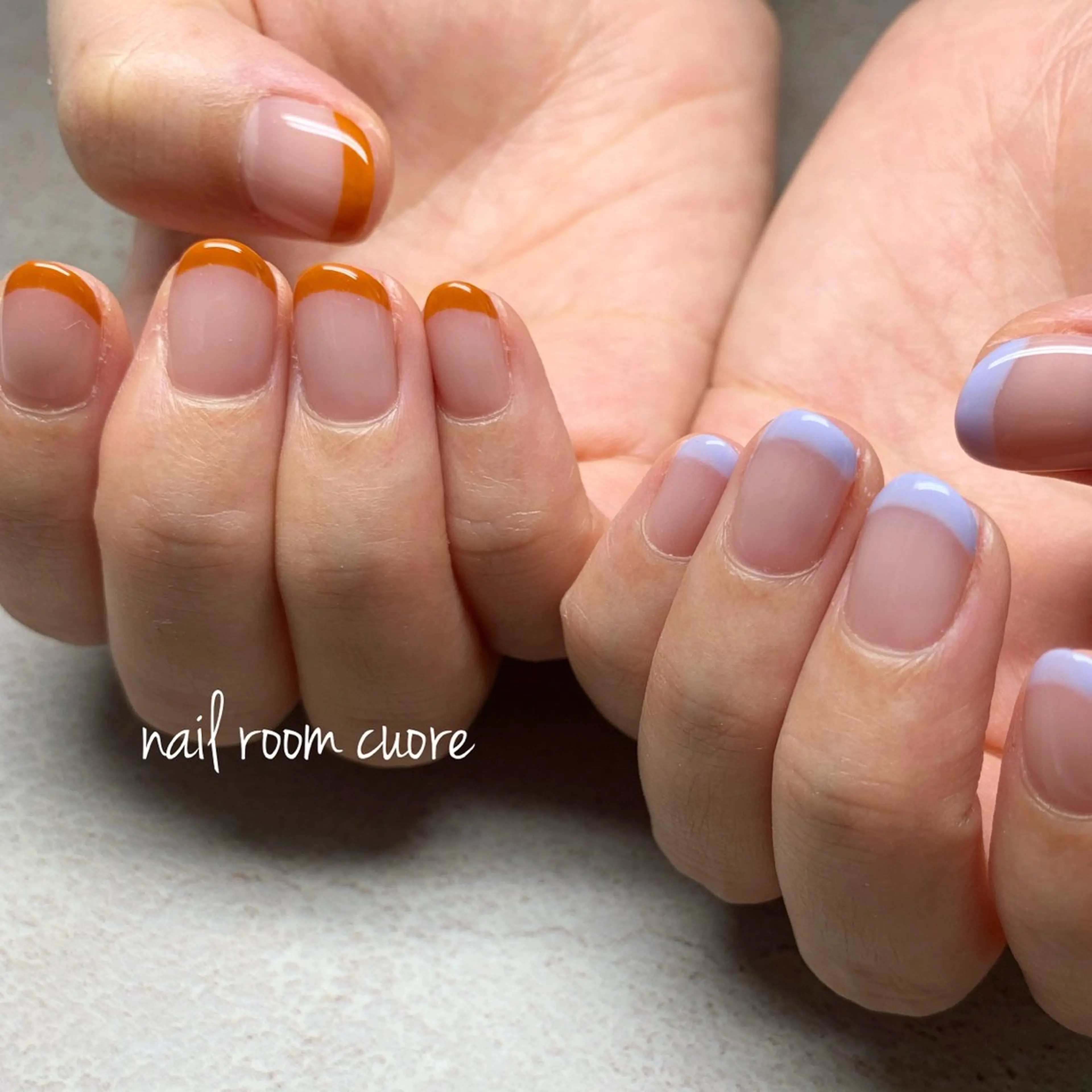 ネイル フレンチネイル ハロウィン ハンドネイル nail room  cuore所属・松尾 典子のネイルデザイン