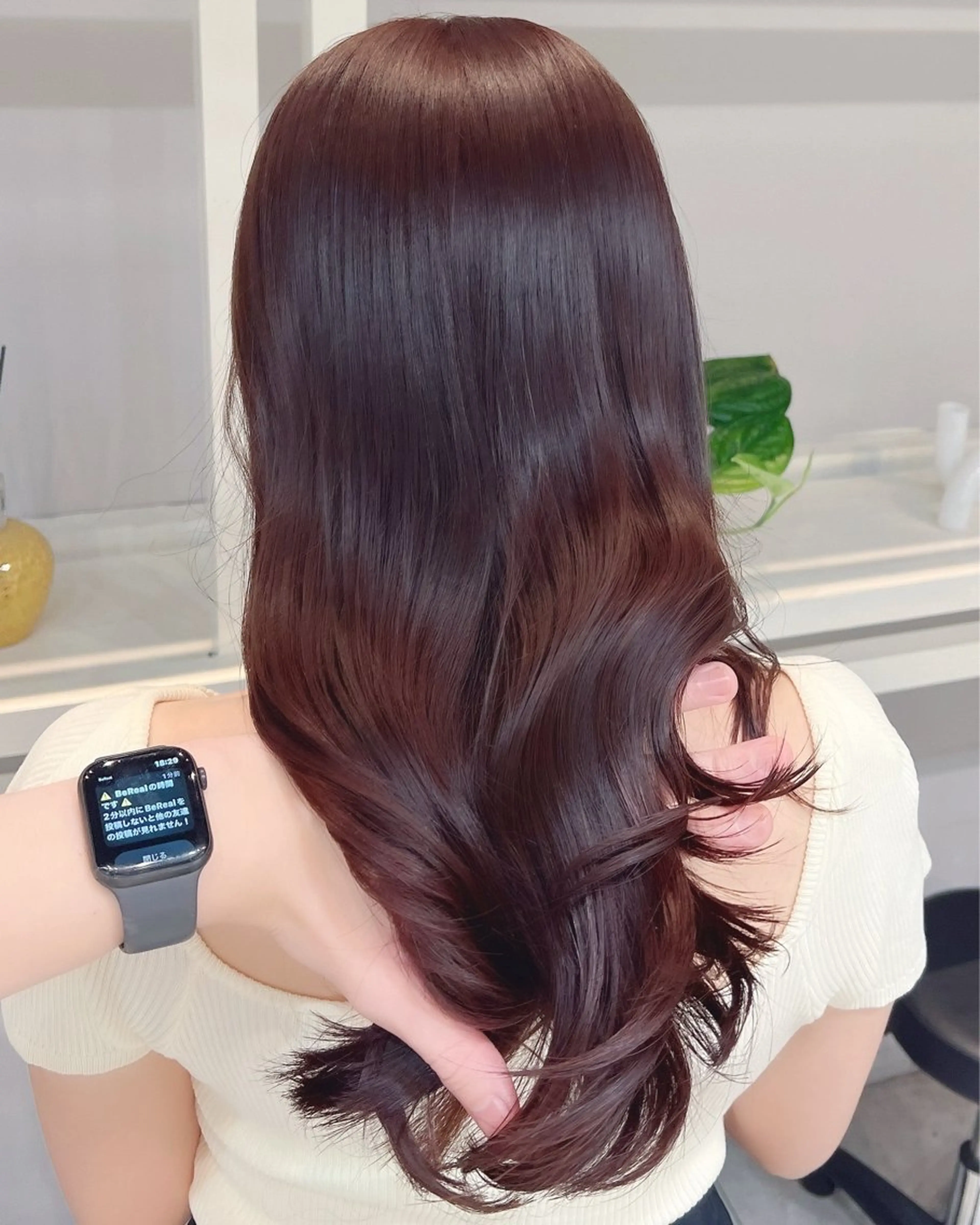 ロング カット ヘアカラー トリートメント シルクヘア/恵比寿 /髪質改善オオバのヘアスタイル