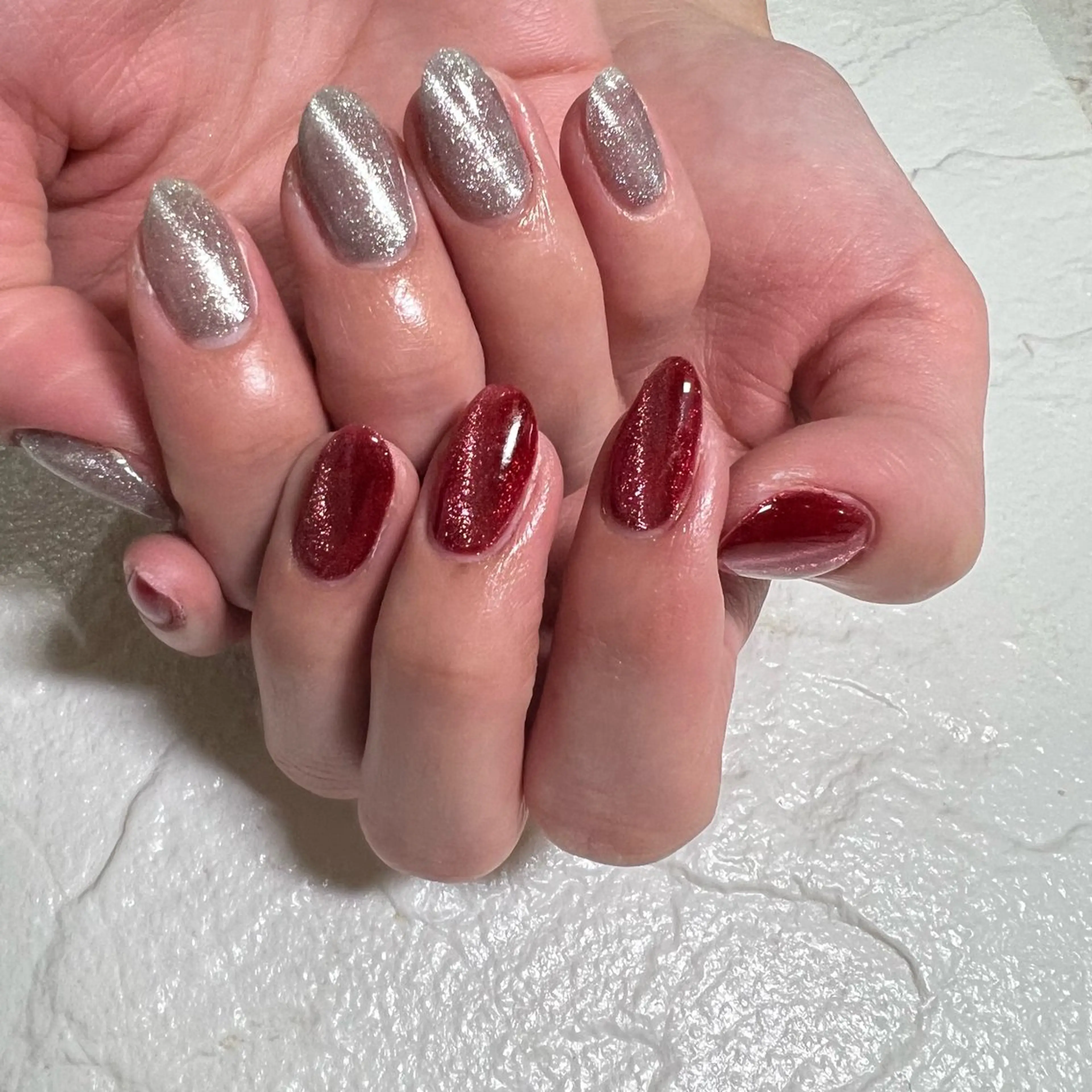 ネイル m.nail/ 🐄💛🧡❤️のネイルデザイン