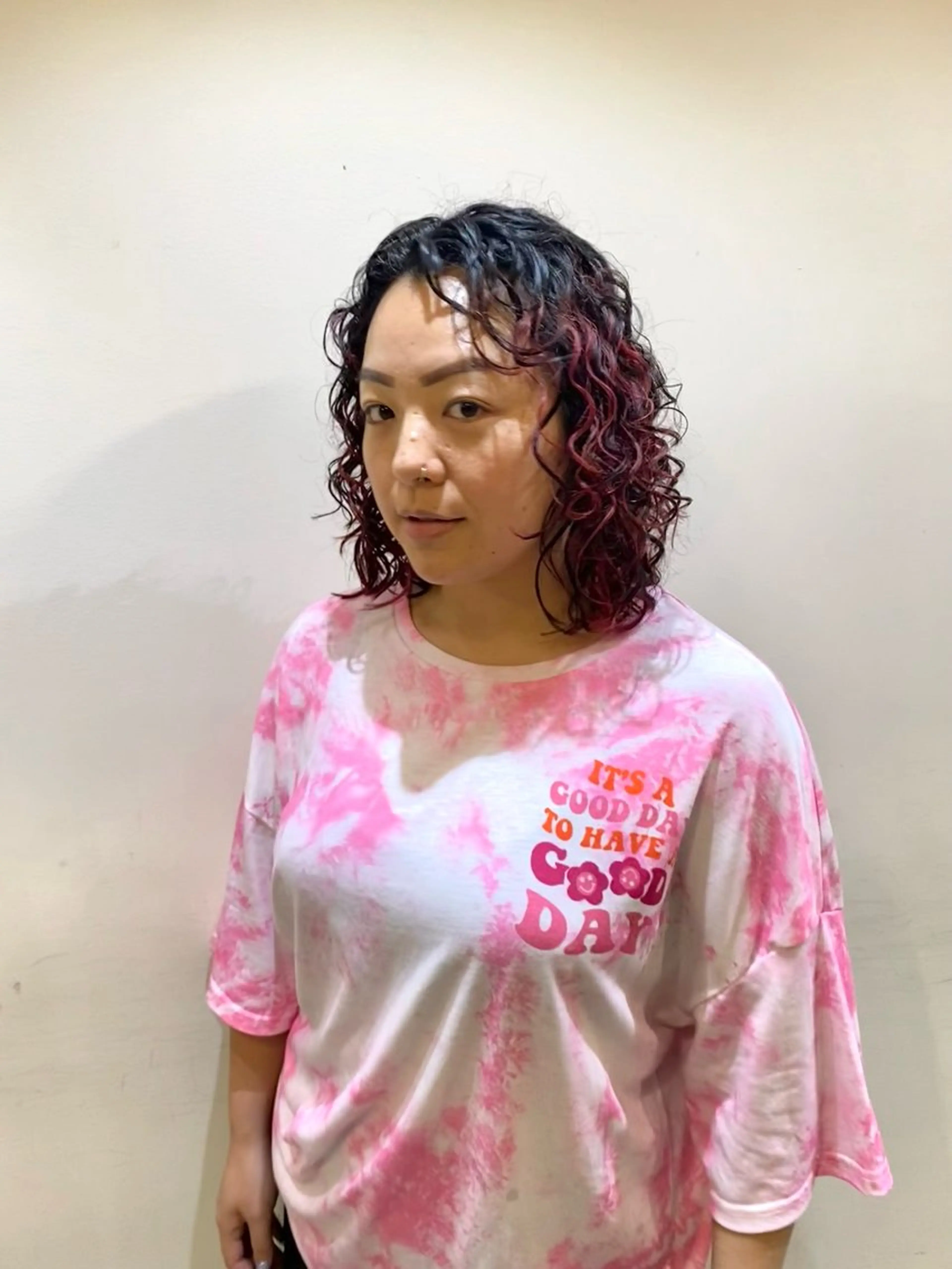 ミディアム ミディアムパーマ くせ毛 Nepenji所属・癖毛のモデルさん募集 /NORIのヘアスタイル