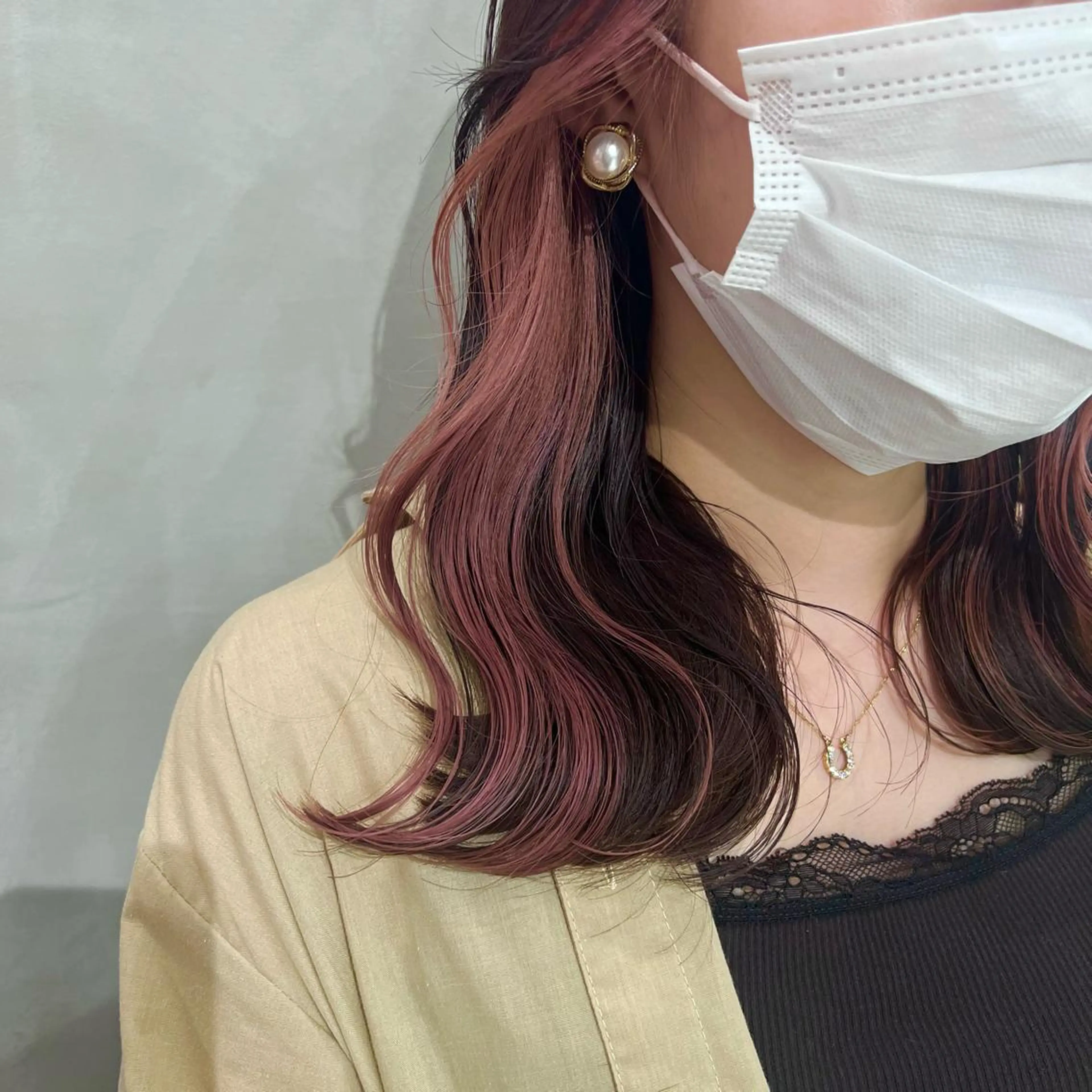 ミディアム カラー カット ヘアカラー トリートメント 🌹似合わせカラー/ 酸性縮毛🌹野本麗奈のヘアスタイル