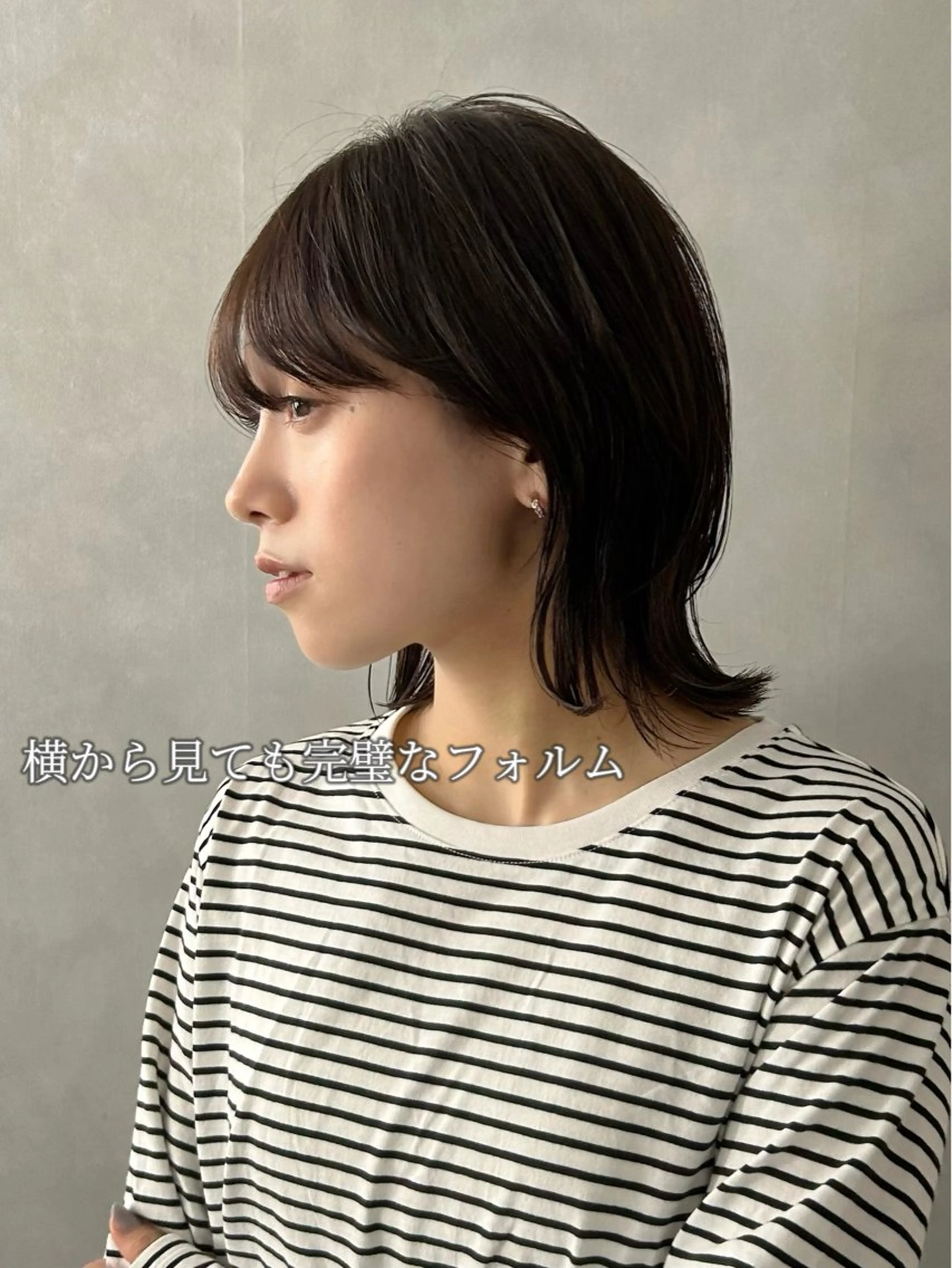 ミディアム カラー ボブ くびれヘア 池袋ボブ/美髪 縮毛矯正taigaのヘアスタイル