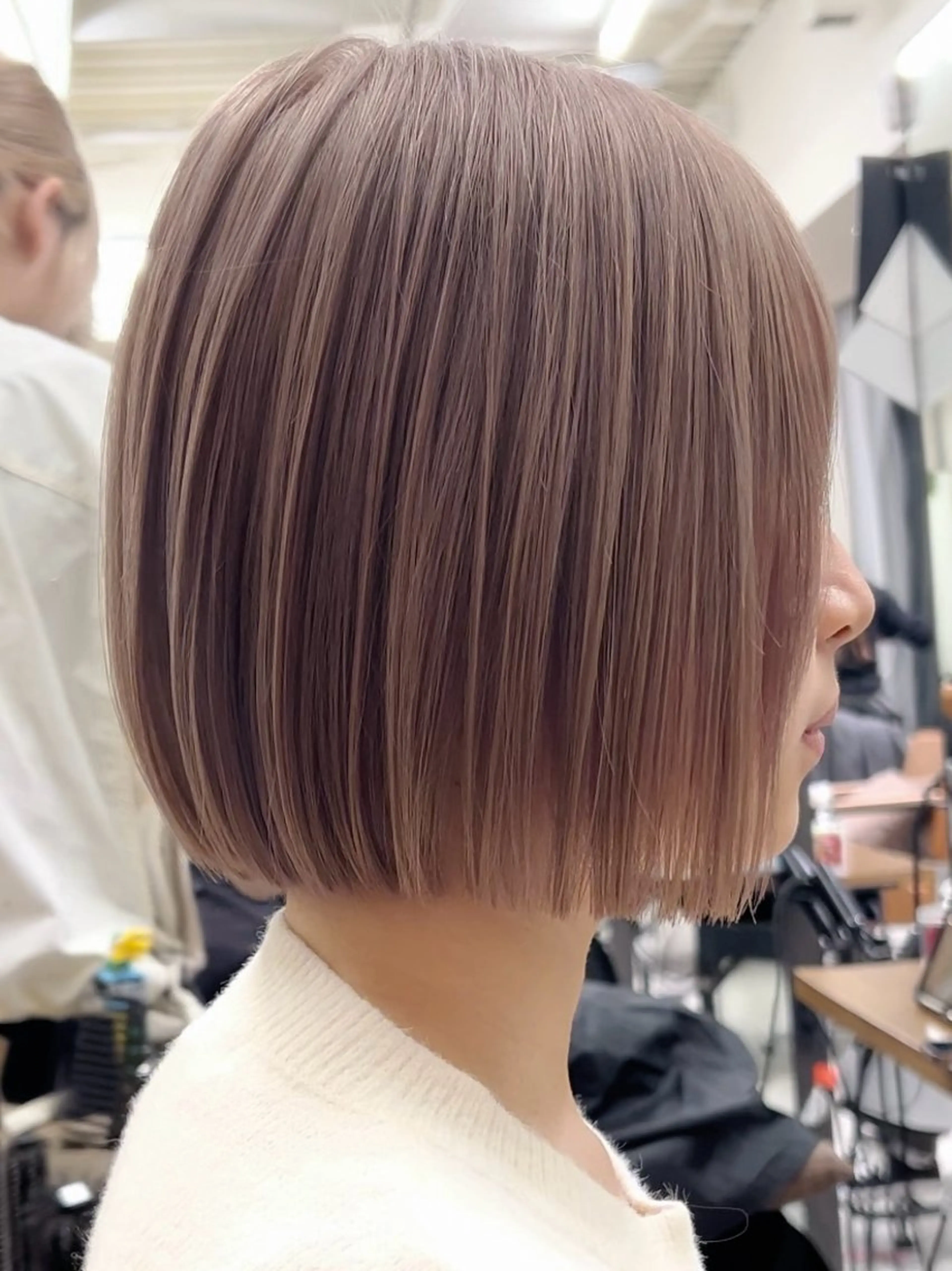 ショート ヘアカラー トリートメント 🩶ショート/ 艶髪/asaka🩶のヘアスタイル