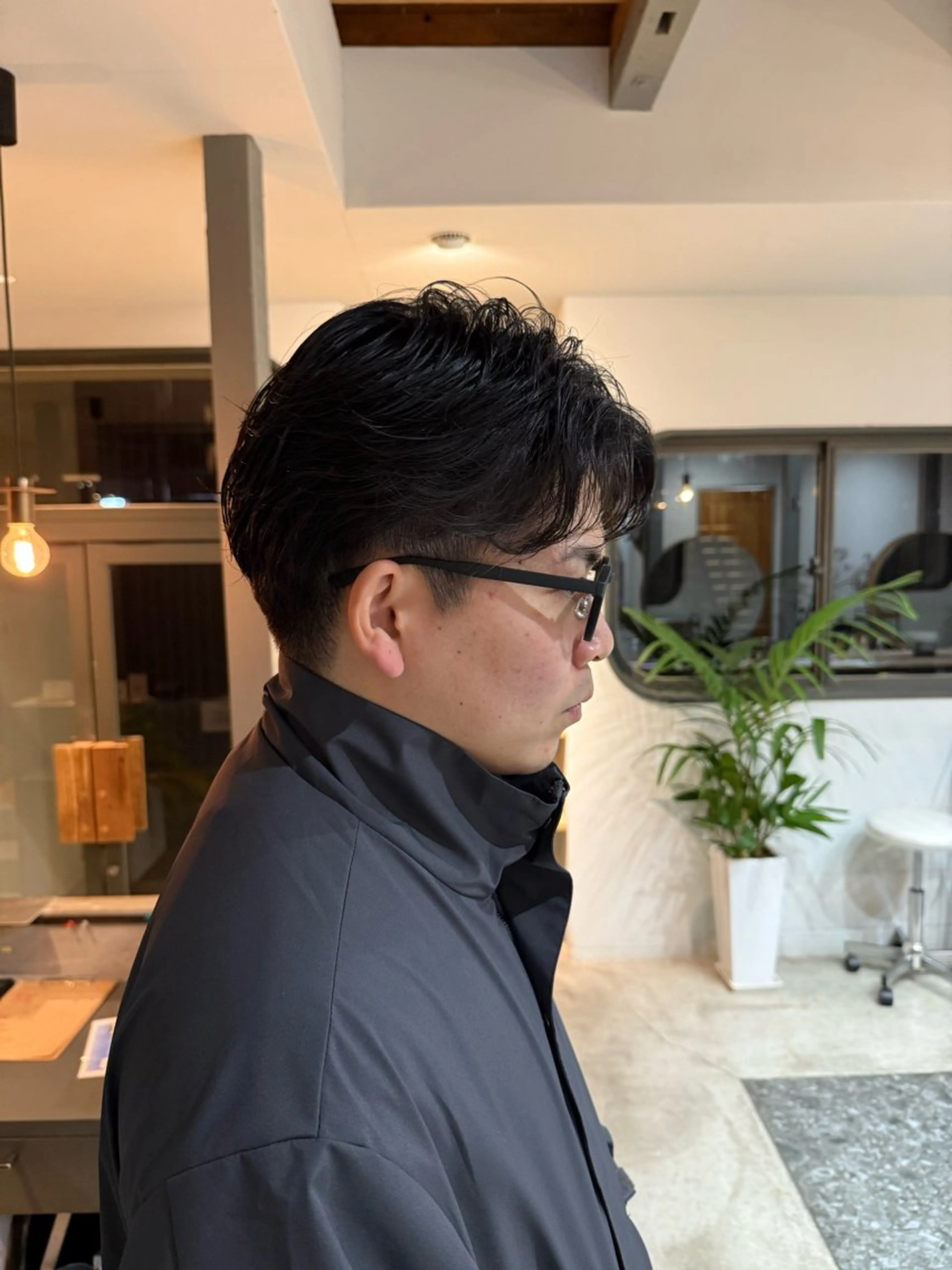 パーマ メンズ メンズパーマ ニュアンスパーマ カット 美容室MUKU所属・石田 凱土のヘアスタイル