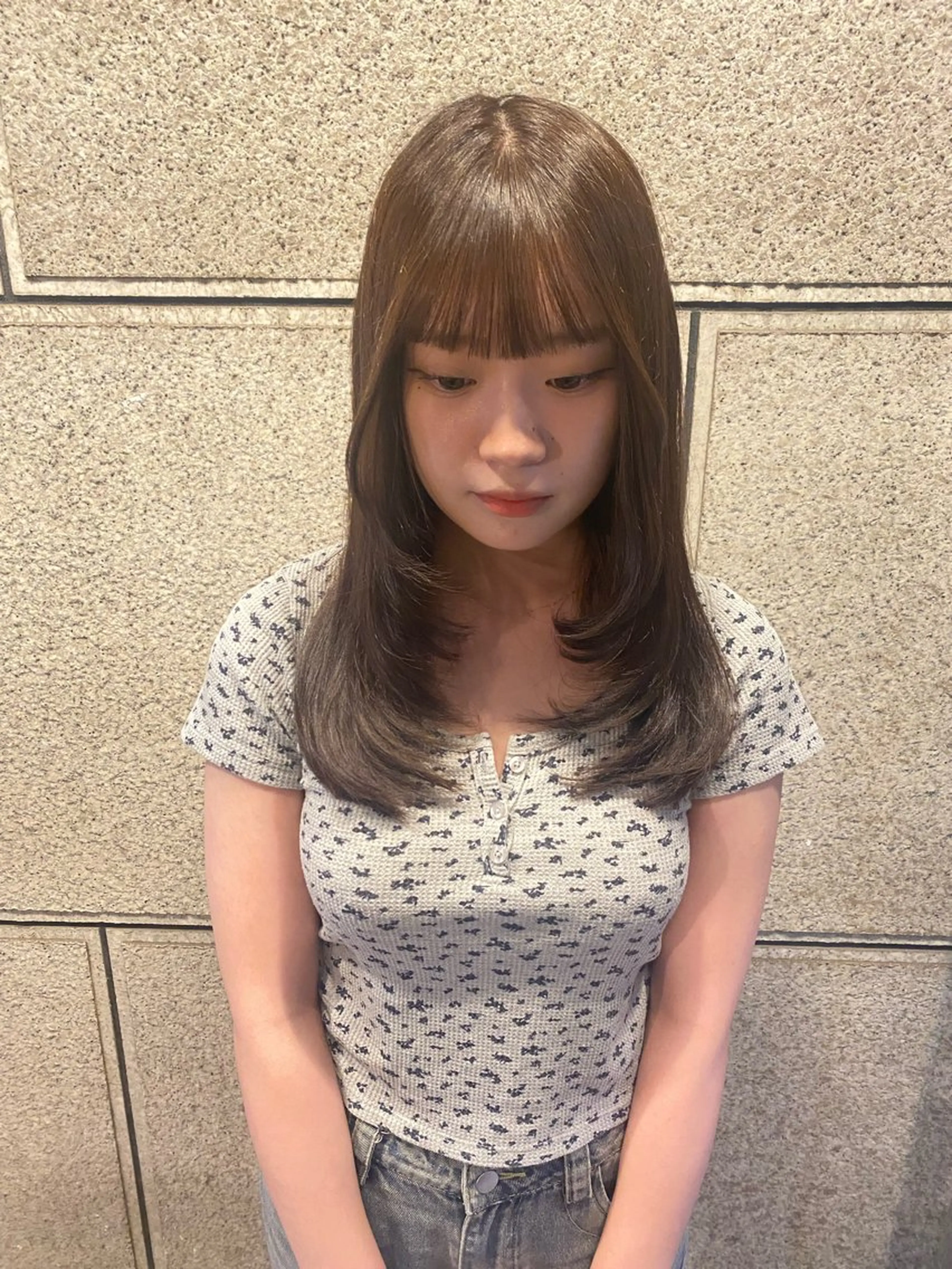 セミロング カラー カット zest/ange Rin ʚ🎀ɞのヘアスタイル