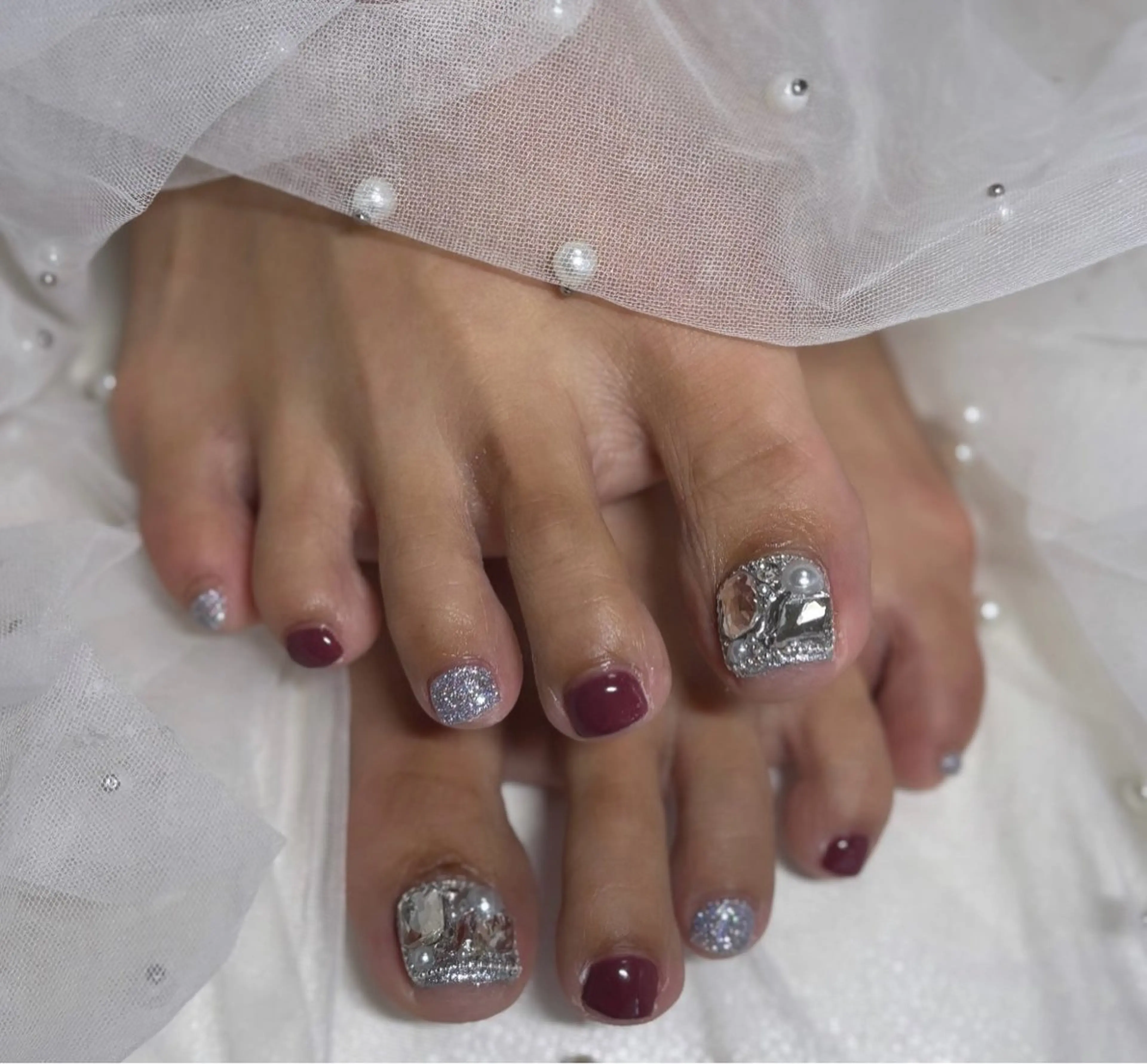 ネイル フットネイル nailsalon joli🍒優花のネイルデザイン