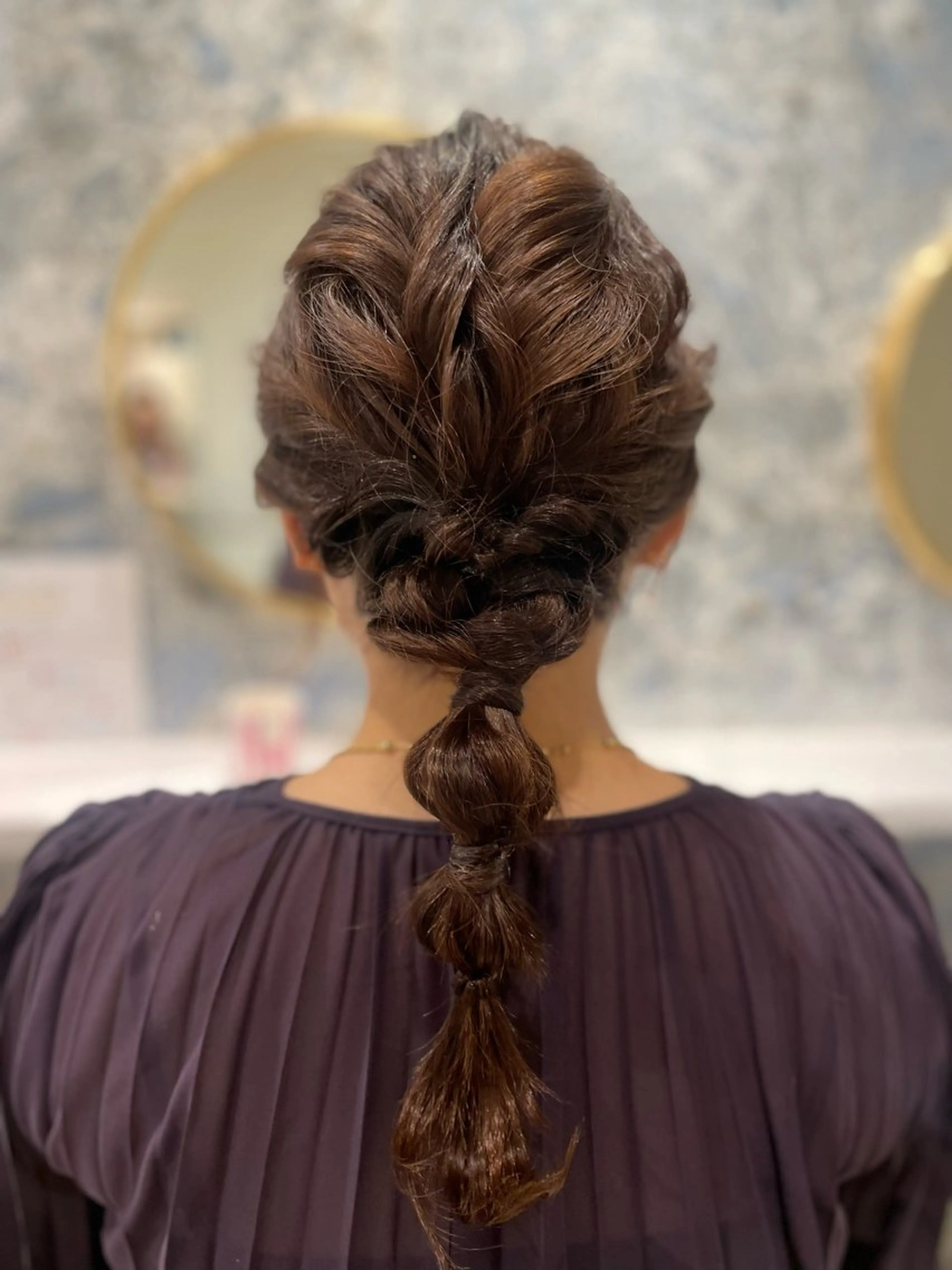 ヘアアレンジ CreBiA ten_【クレビアテン】所属・crebia 漢人 美海／レイヤーカットのヘアスタイル