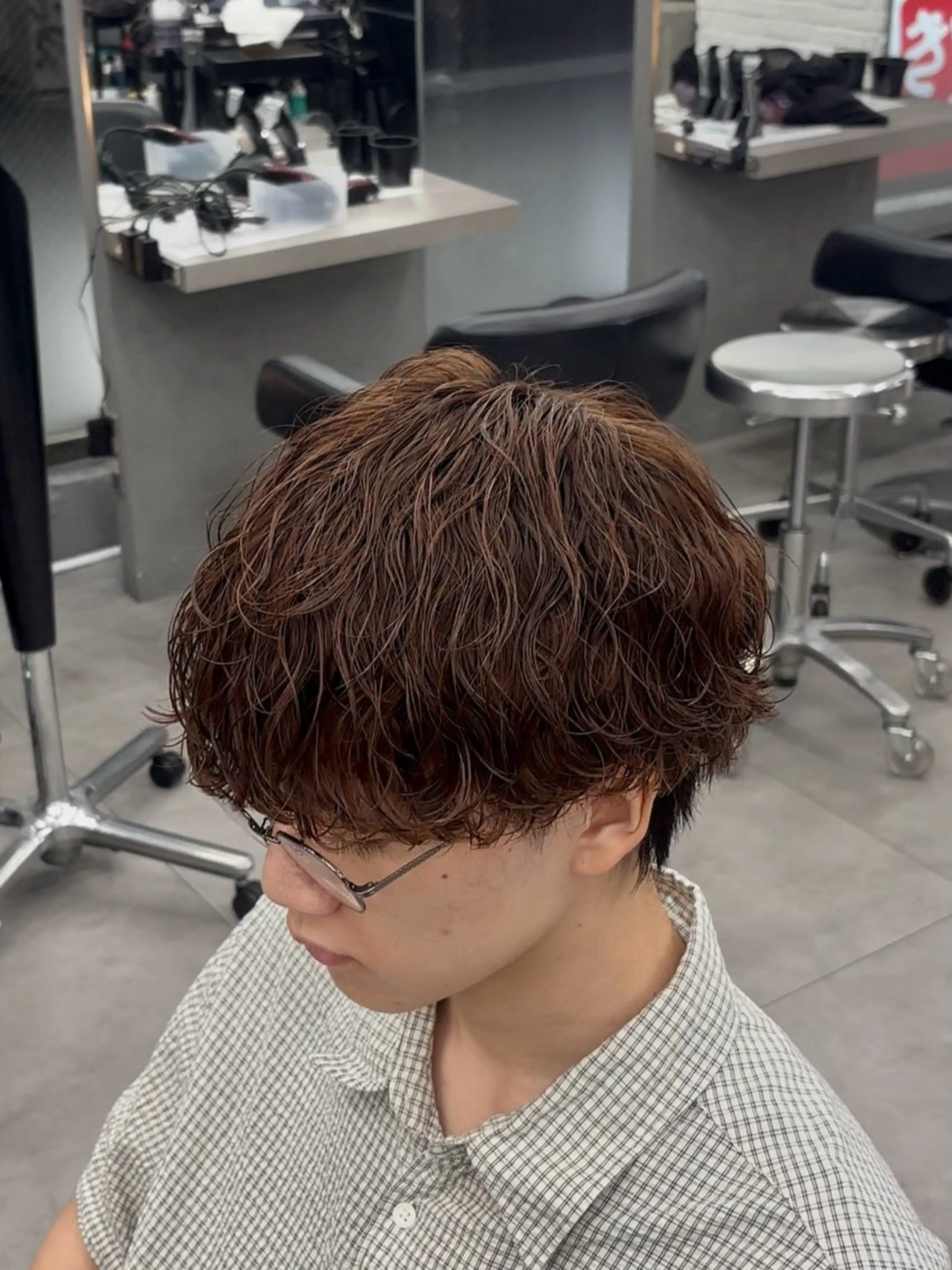 パーマ メンズ カット パーマ トリートメント メンズパーマ /山本航平のヘアスタイル
