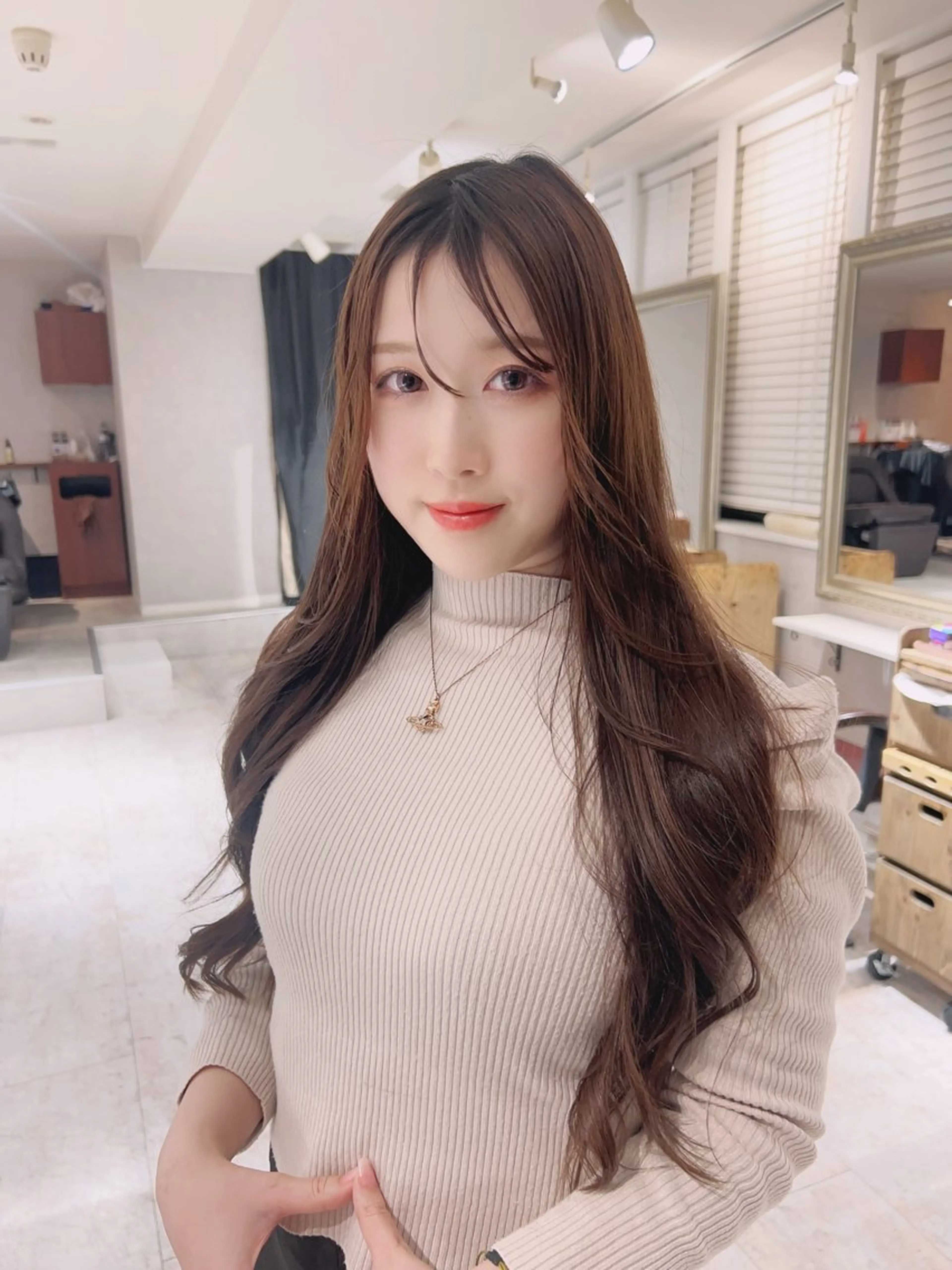 ロング ヘアアレンジ 🫧うる艶color 🩵綾🌙のヘアスタイル