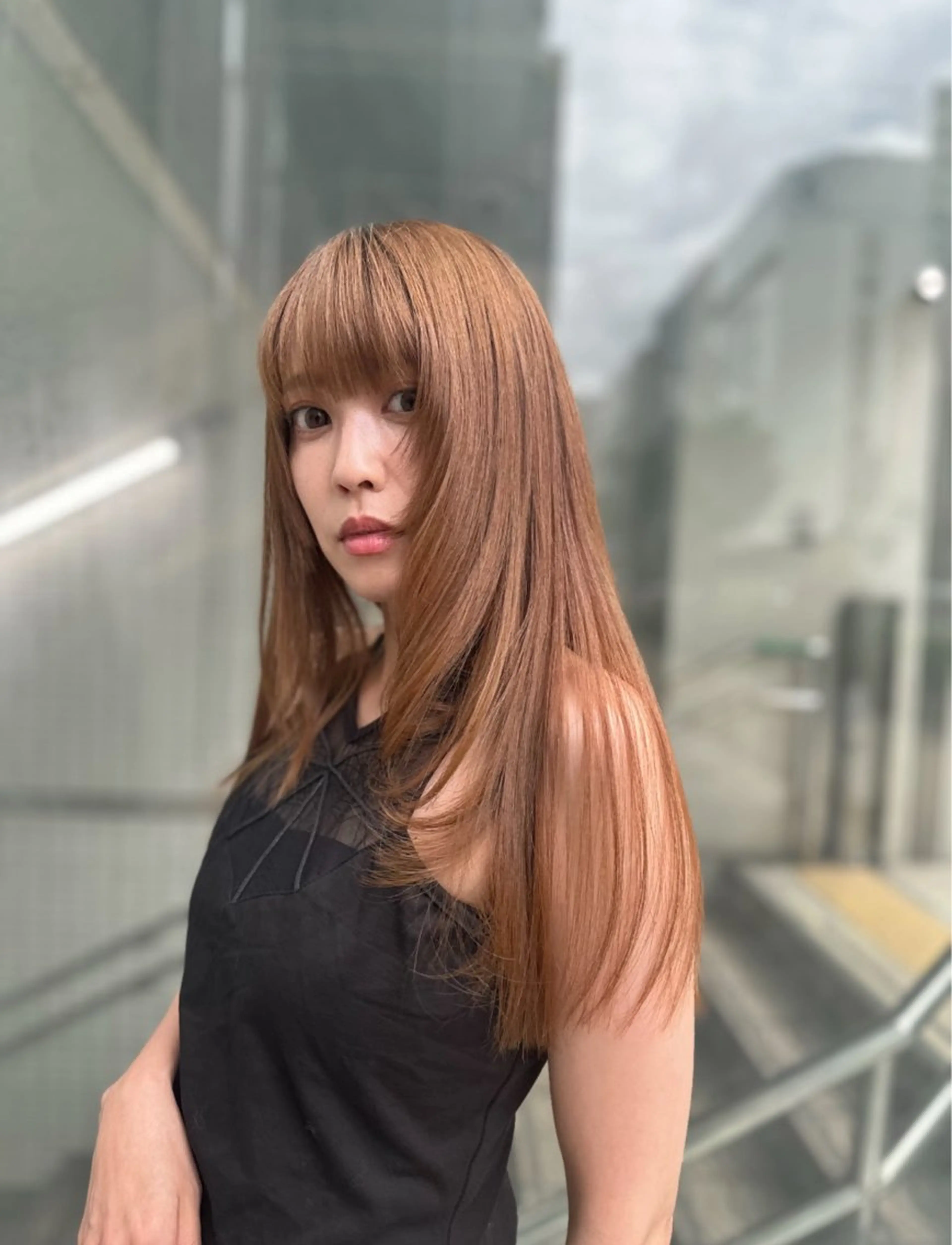 ロング カット トリートメント 大阪/心斎橋 レイヤー/Yukkeのヘアスタイル
