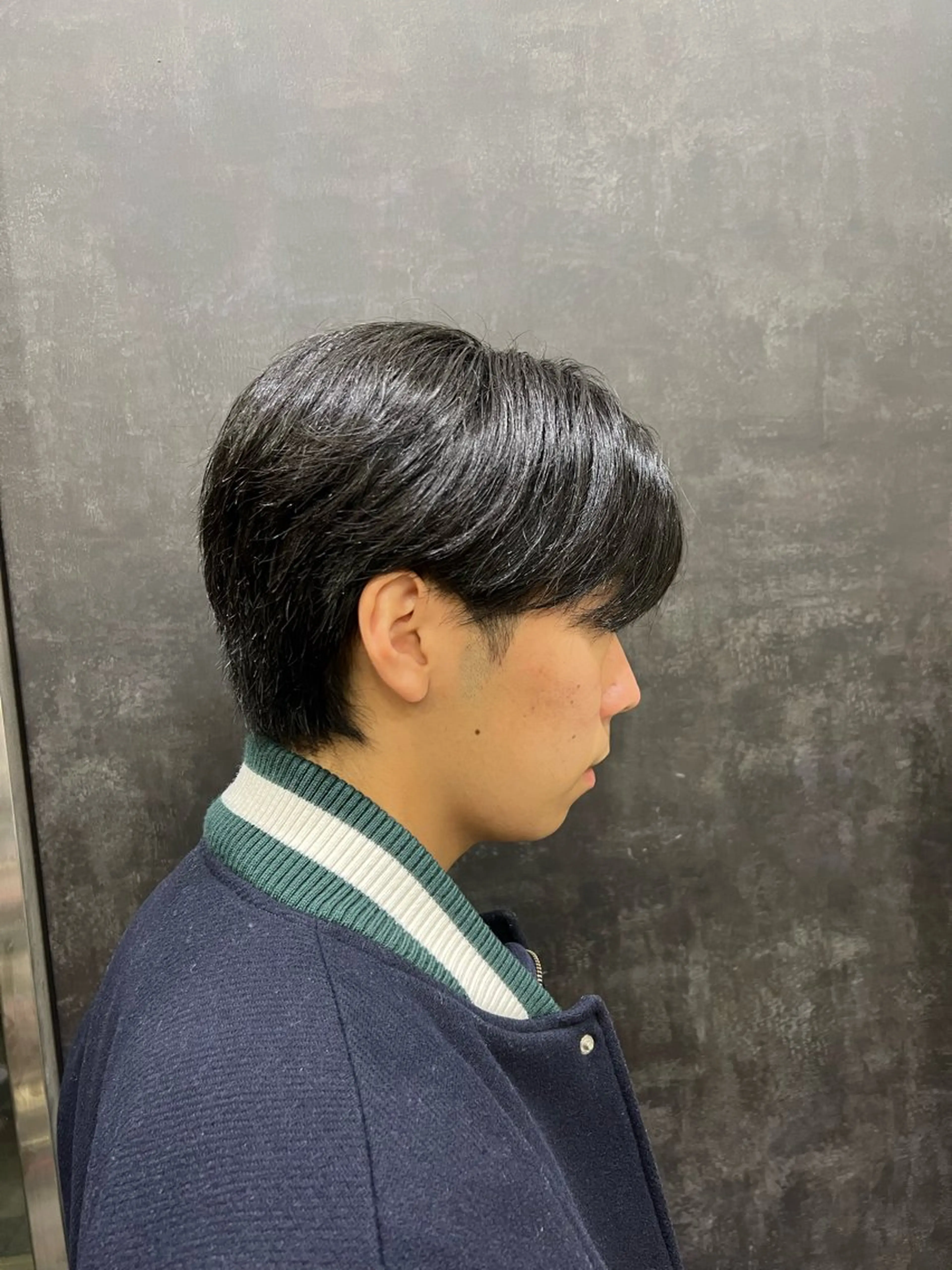 メンズ カット トリートメント 韓国ヘアダウンパーマ シャドウパーマ/航太のヘアスタイル