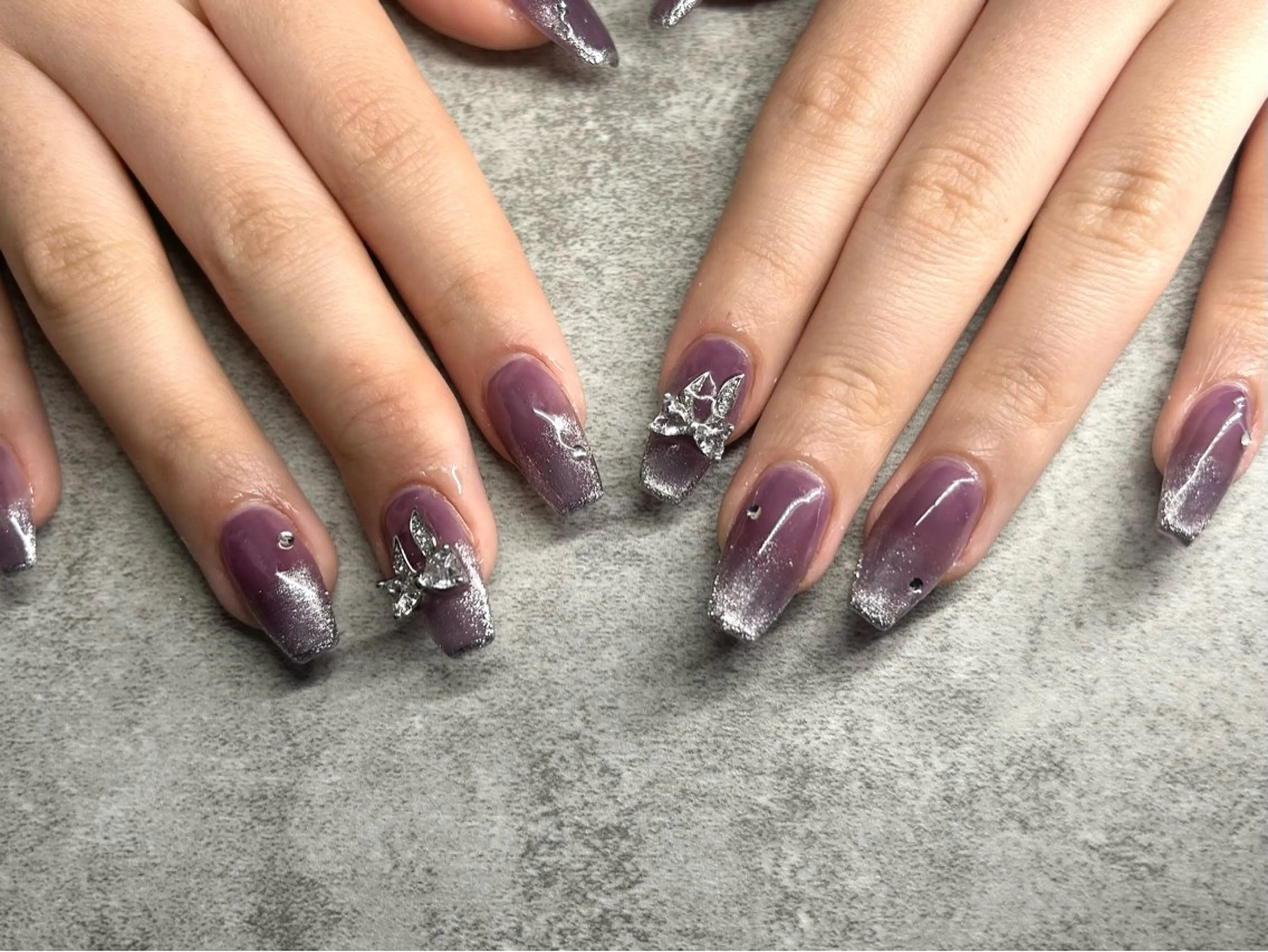 ネイル リボン ハンドネイル MiiTow nailのネイルデザイン