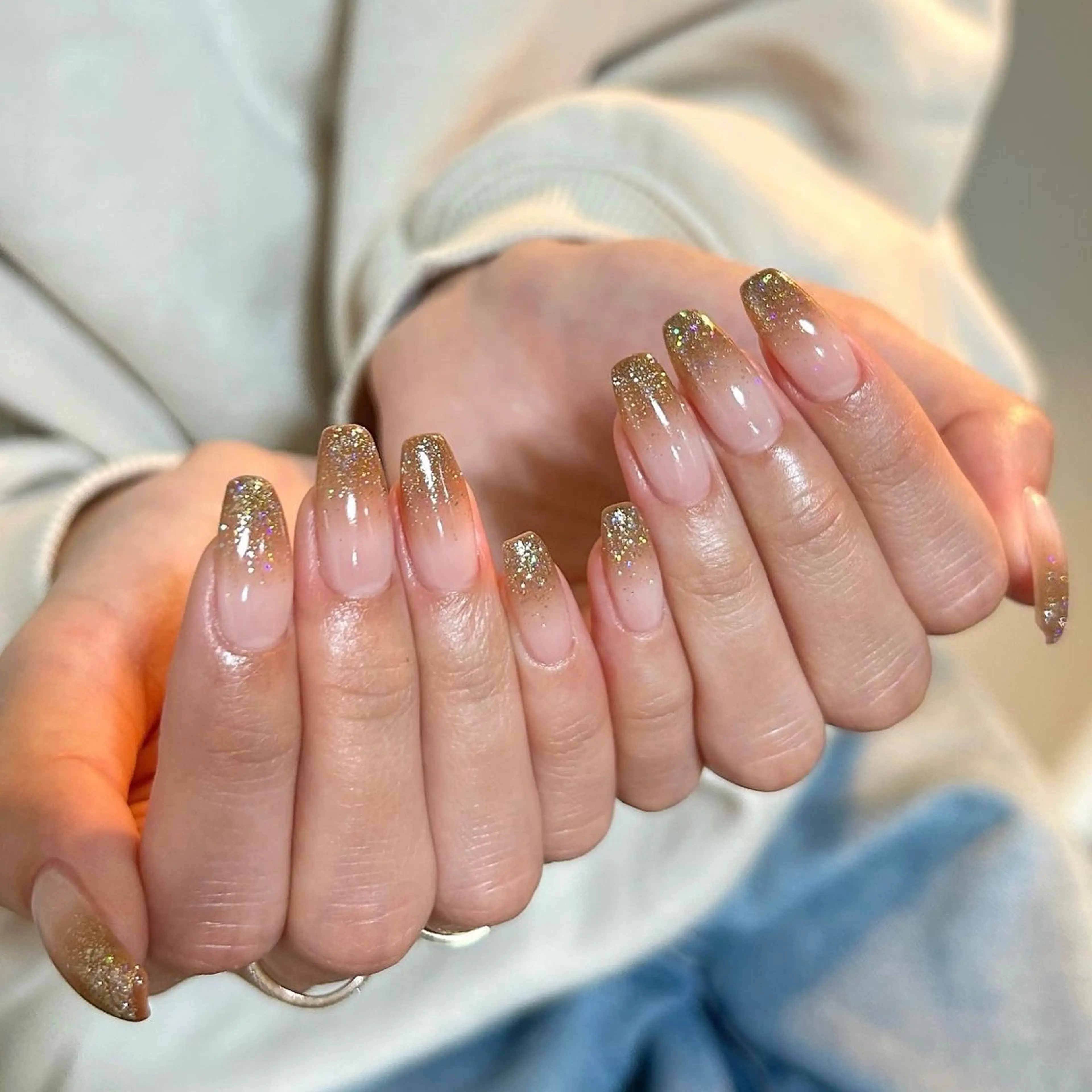 ネイル ブラウン ハンドネイル lcoco nailのネイルデザイン