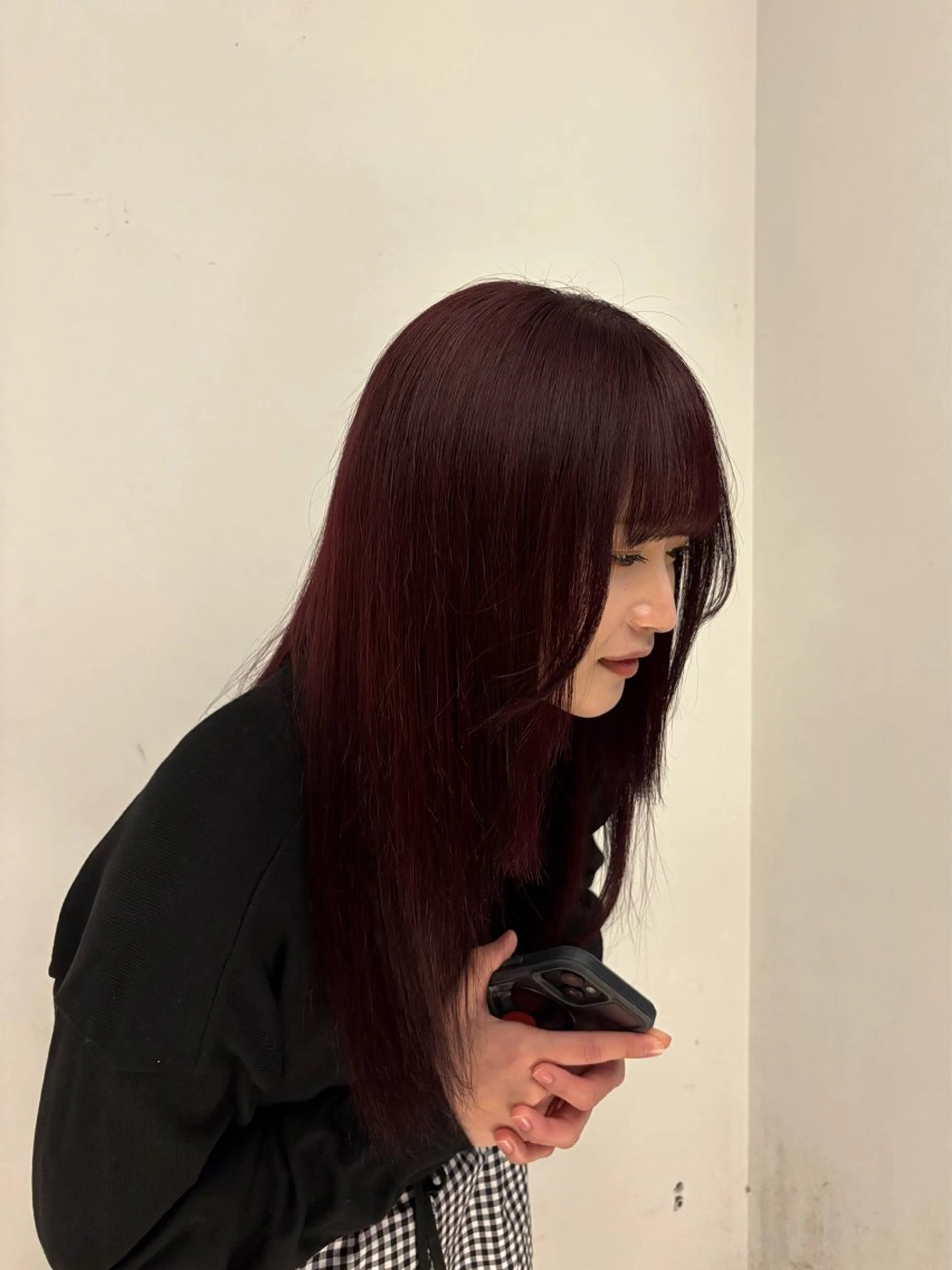 ロング カラー 中馬 未来のヘアスタイル