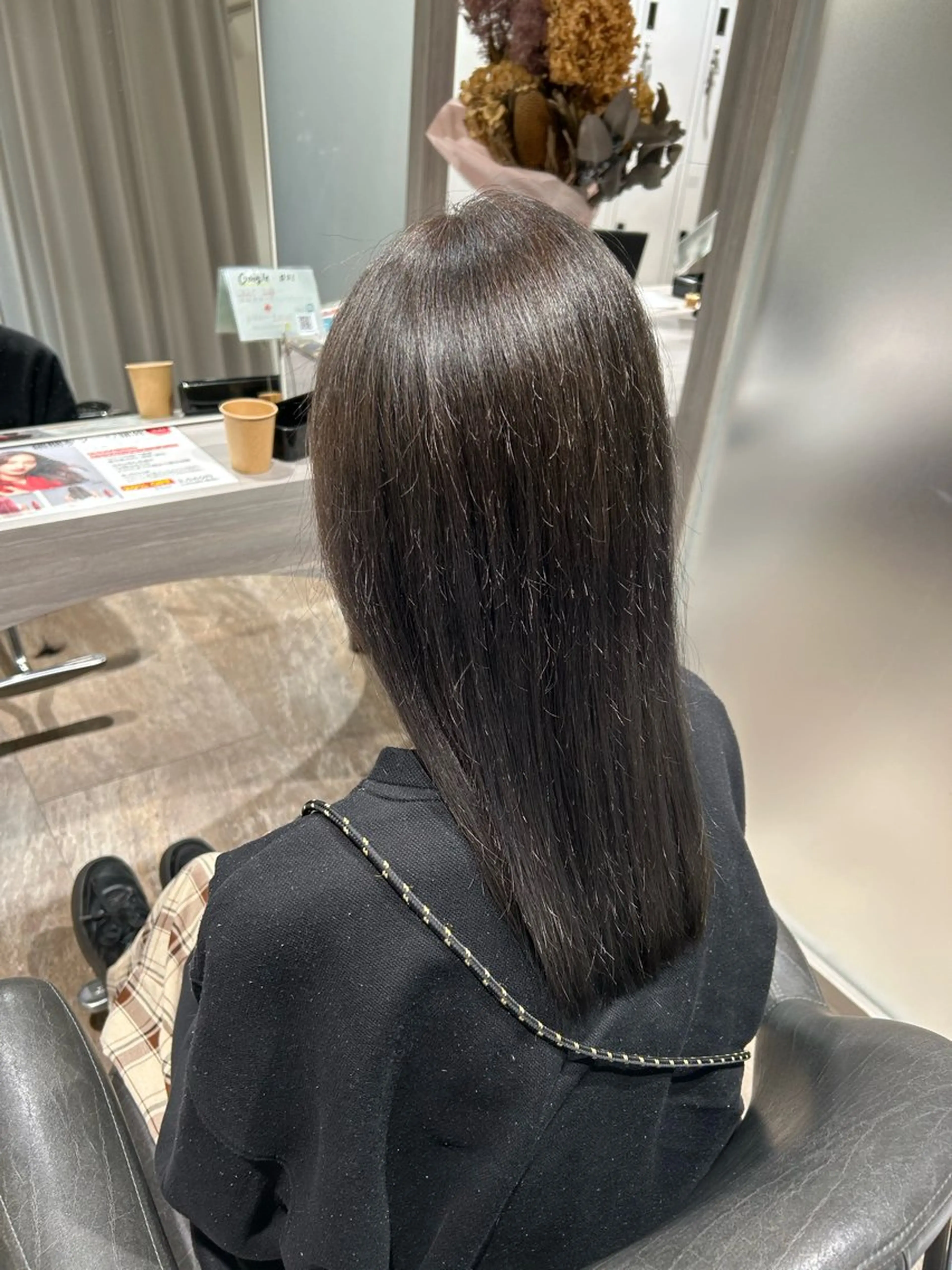 ロング カラー グレージュ ヘアカラー hair＆make CIEL所属・武井 哉子のヘアスタイル